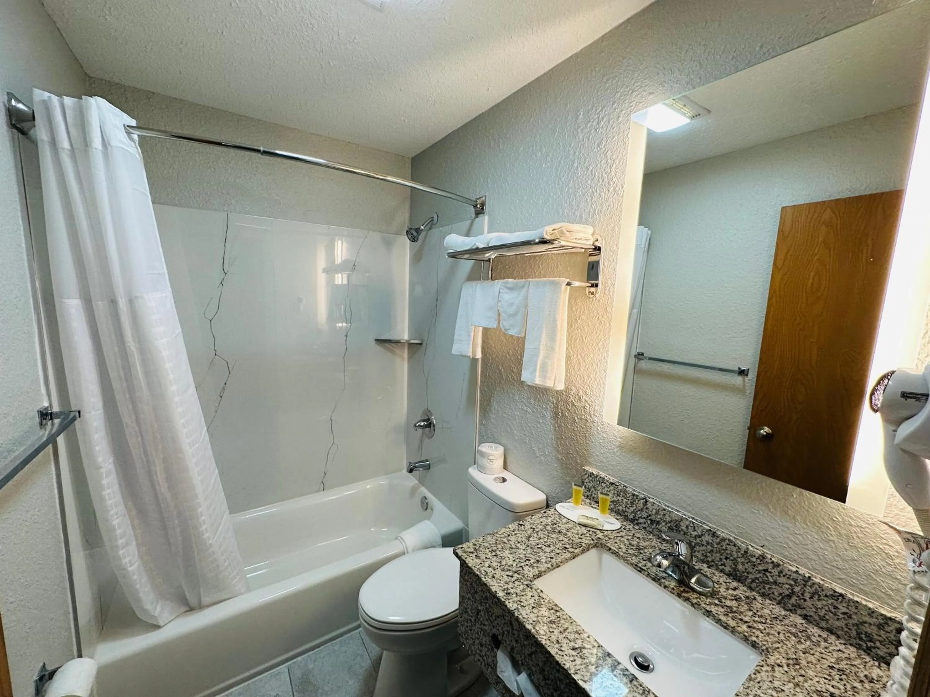 Bathroom in Super 8 by Wyndham Elizabethtown