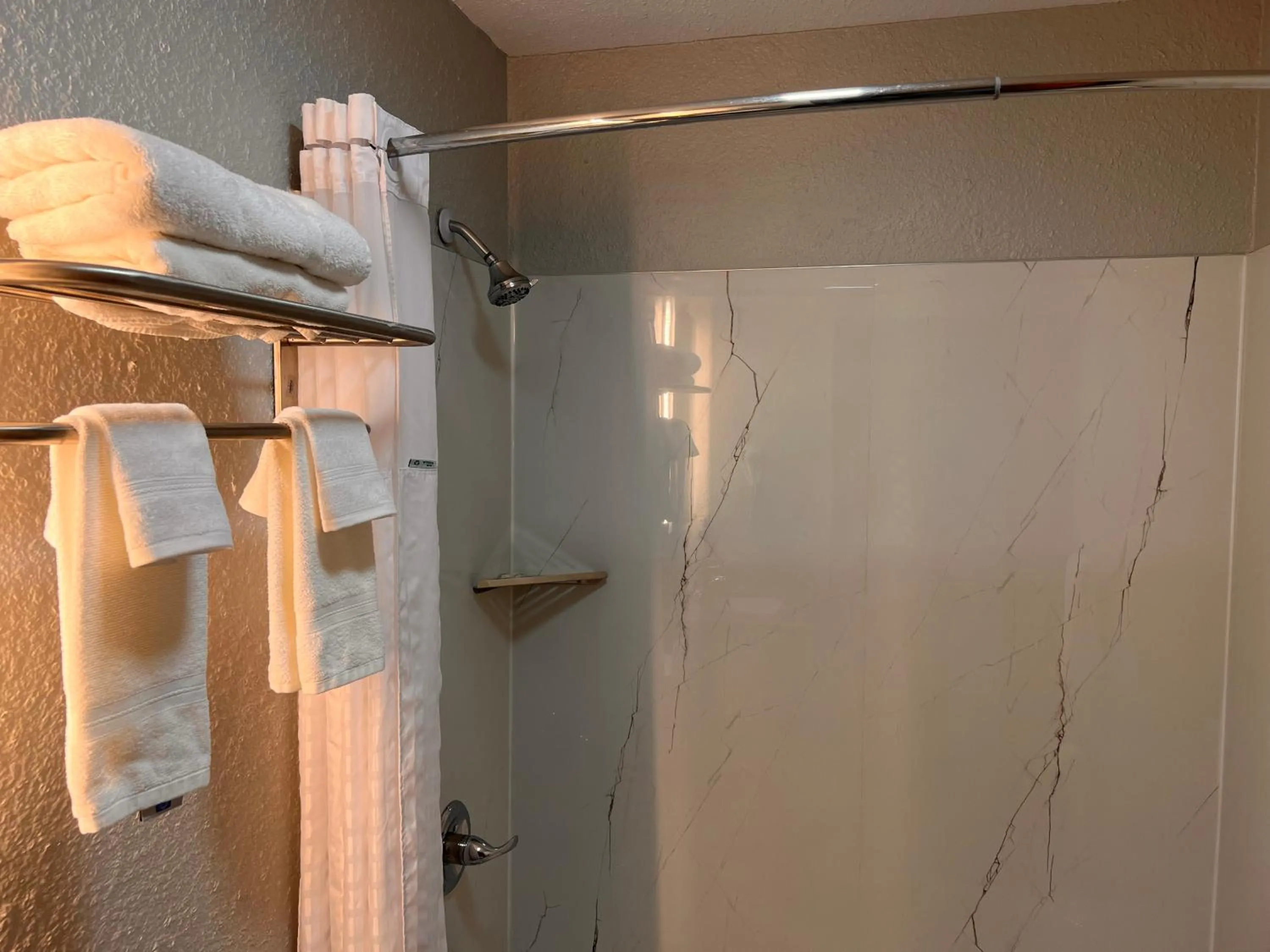 Bathroom in Super 8 by Wyndham Elizabethtown