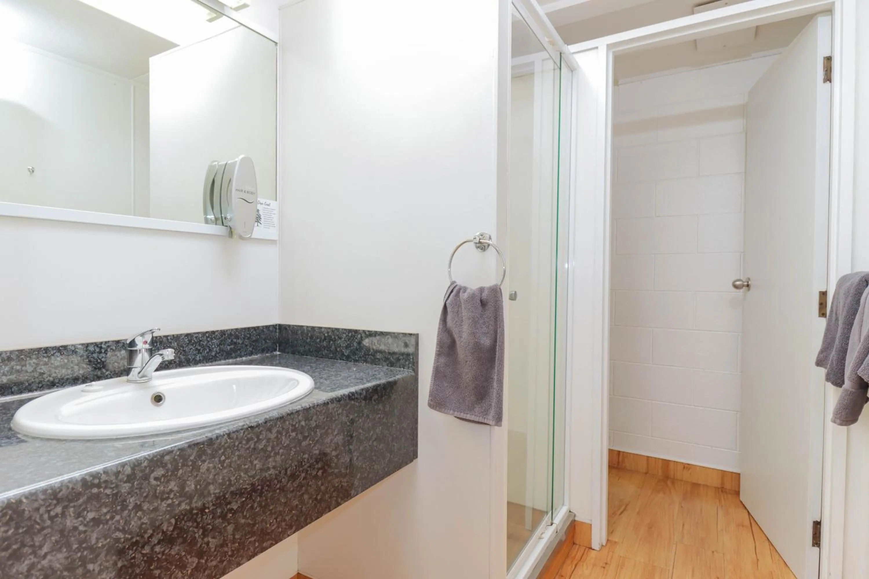 Shower in Aztec Motel