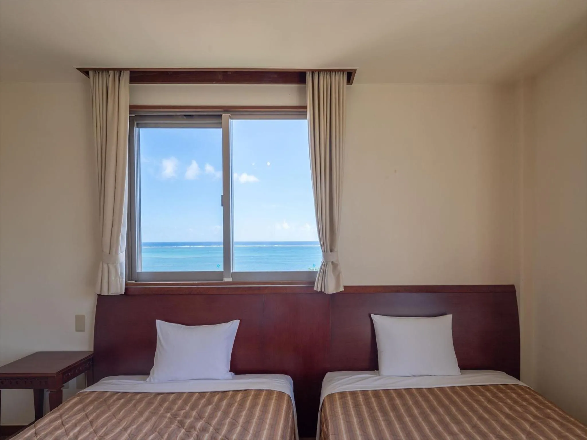 Bed in Hotel La Teada Iriomote