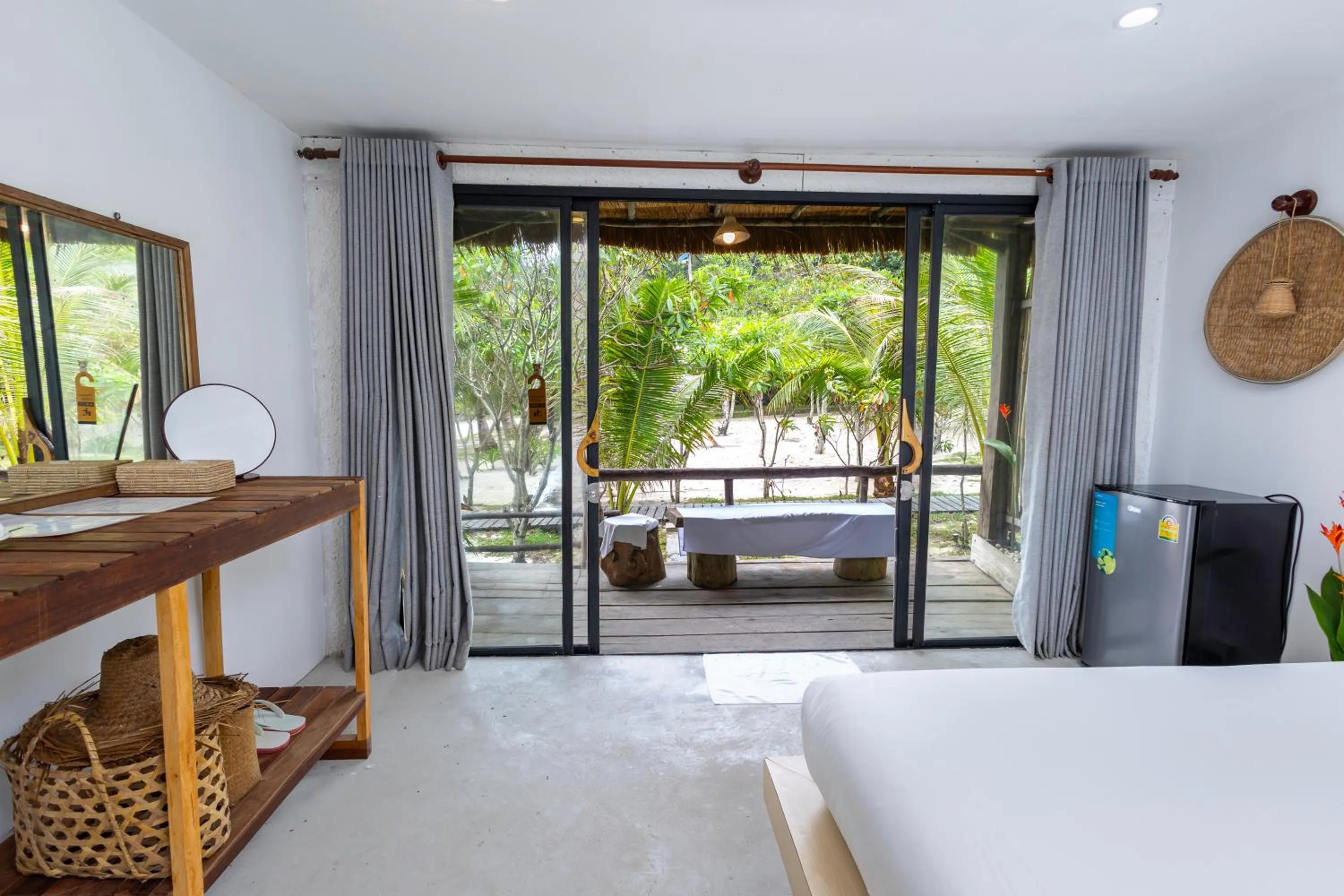 View (from property/room), Bed in Long Beach Resort Koh Rong