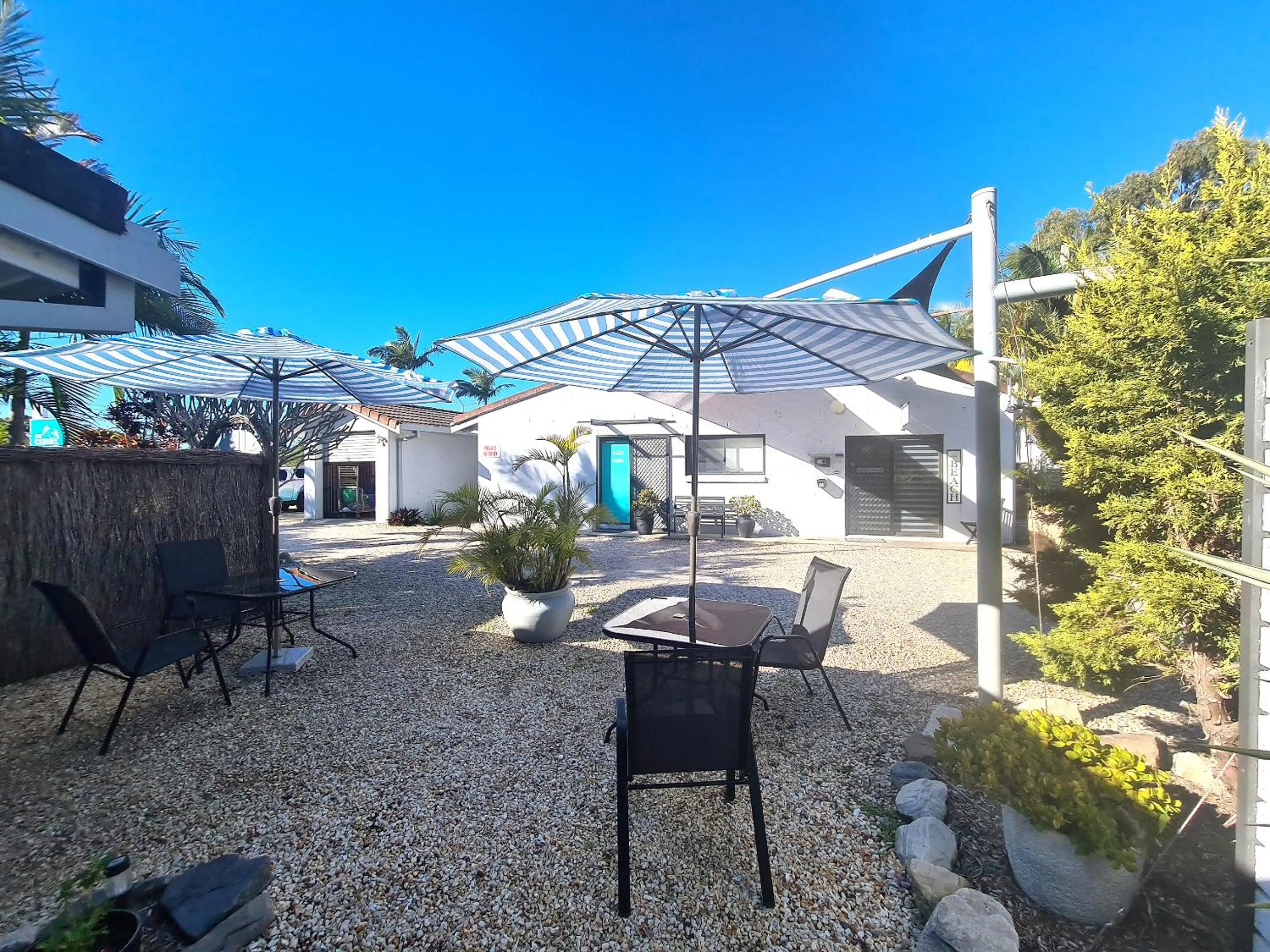 Garden view in The Carmel Yamba