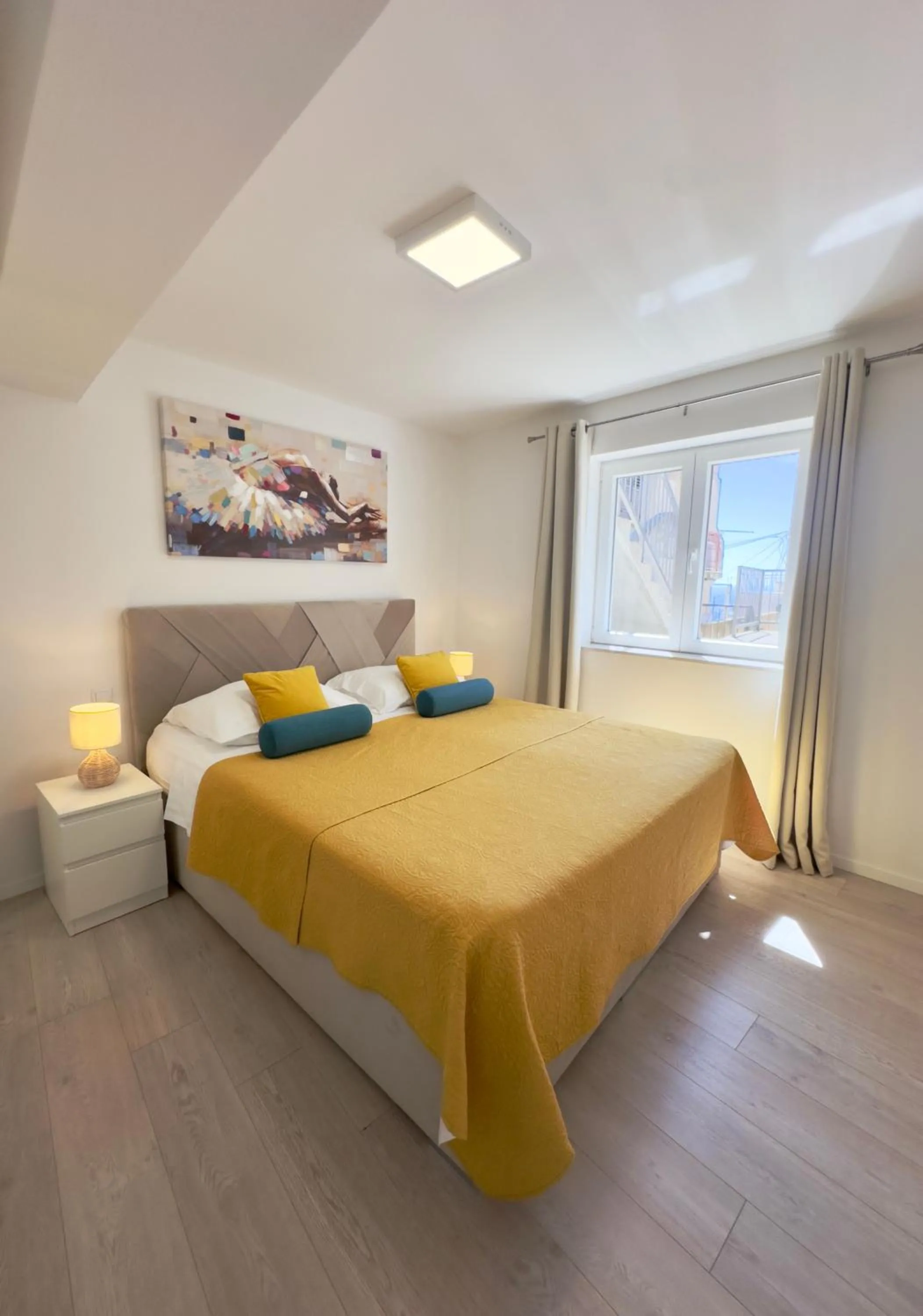 Bed in Apartment Dvina