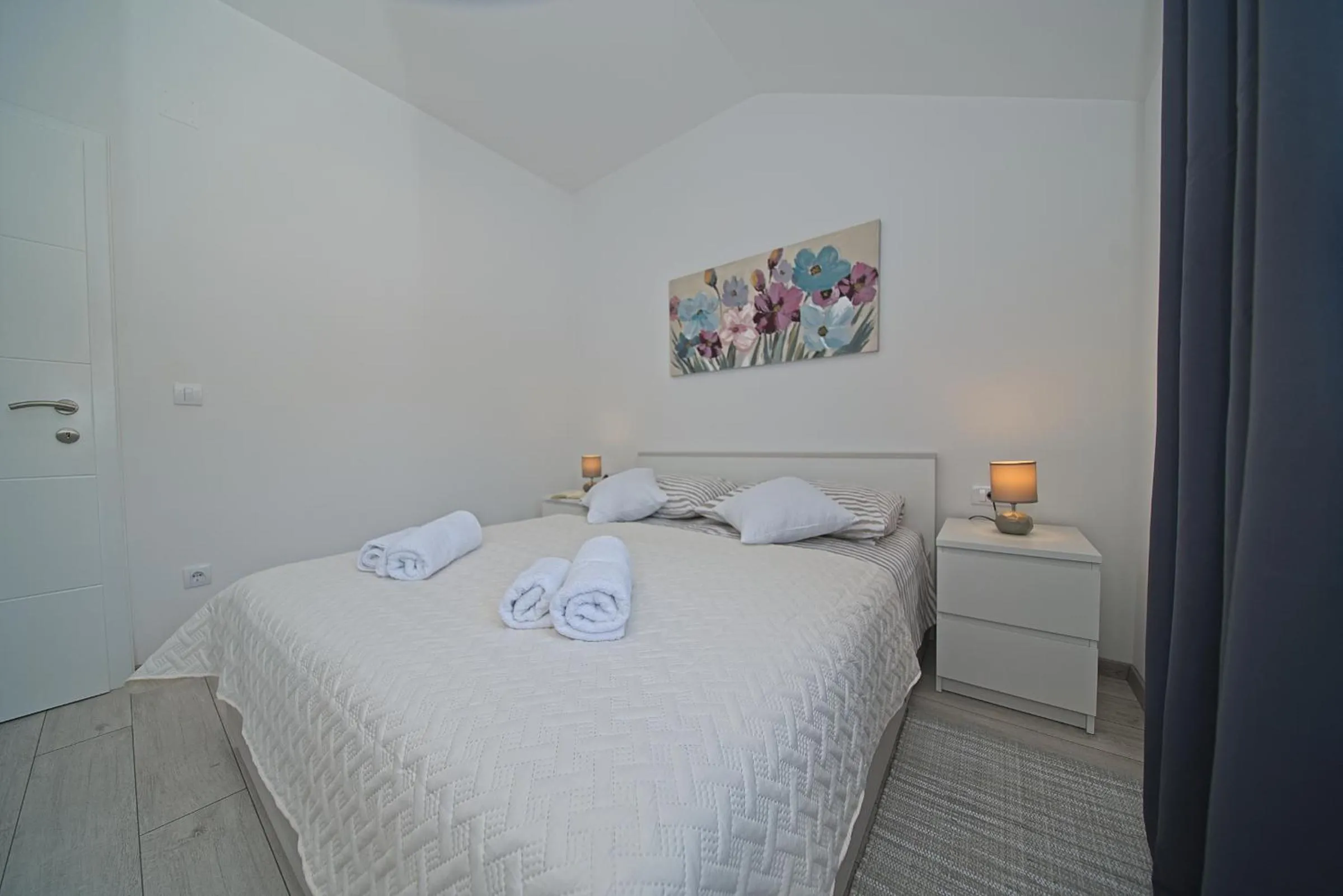 Bed in Apartment Dvina