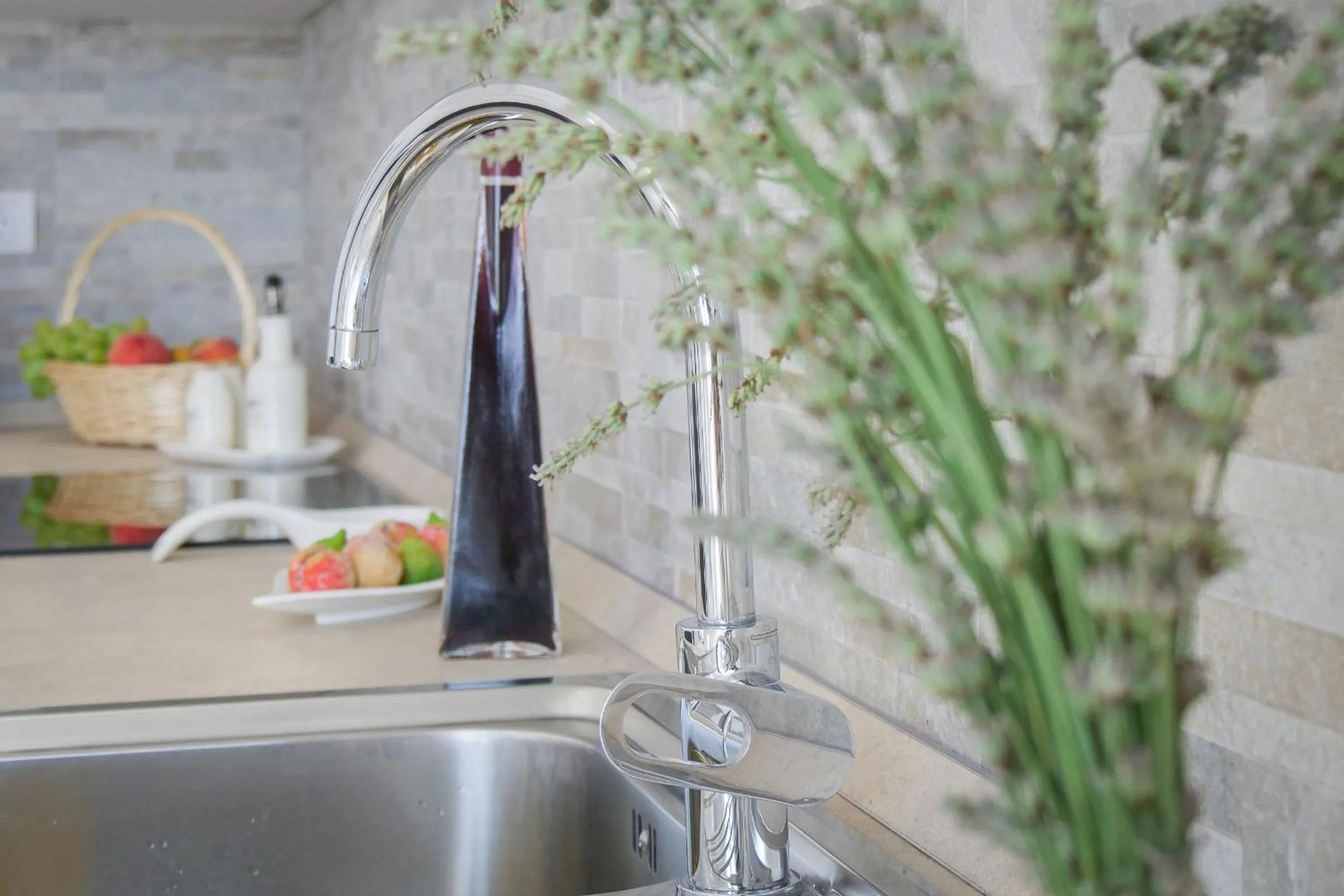 Kitchen or kitchenette in Apartment Dvina