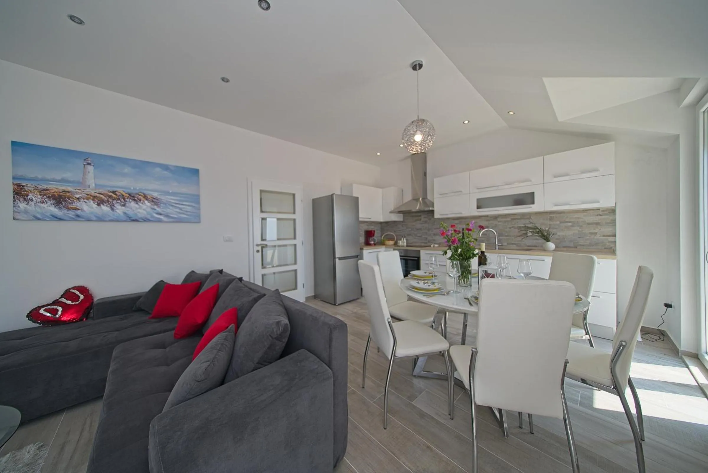 Dining area in Apartment Dvina