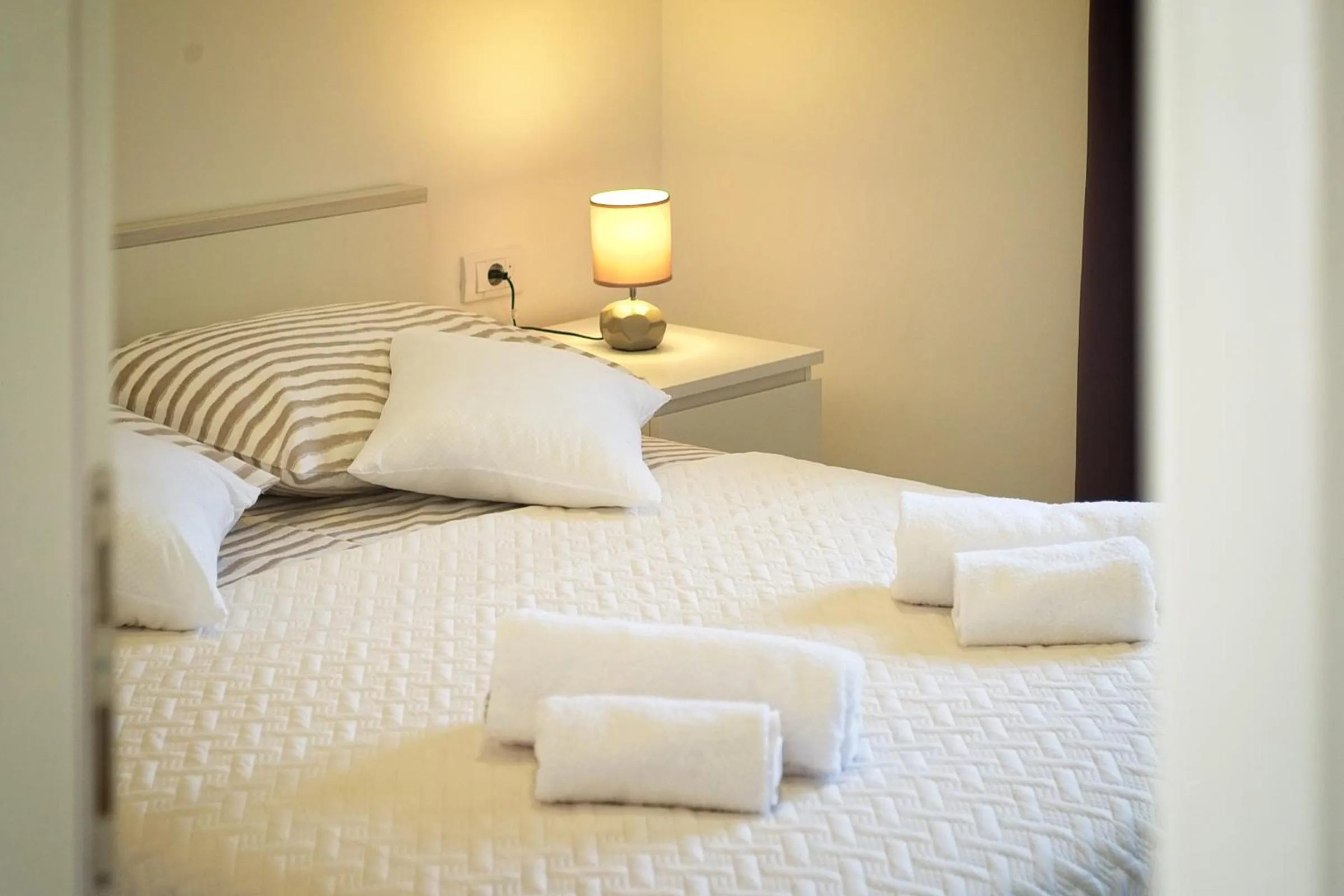 Bed in Apartment Dvina