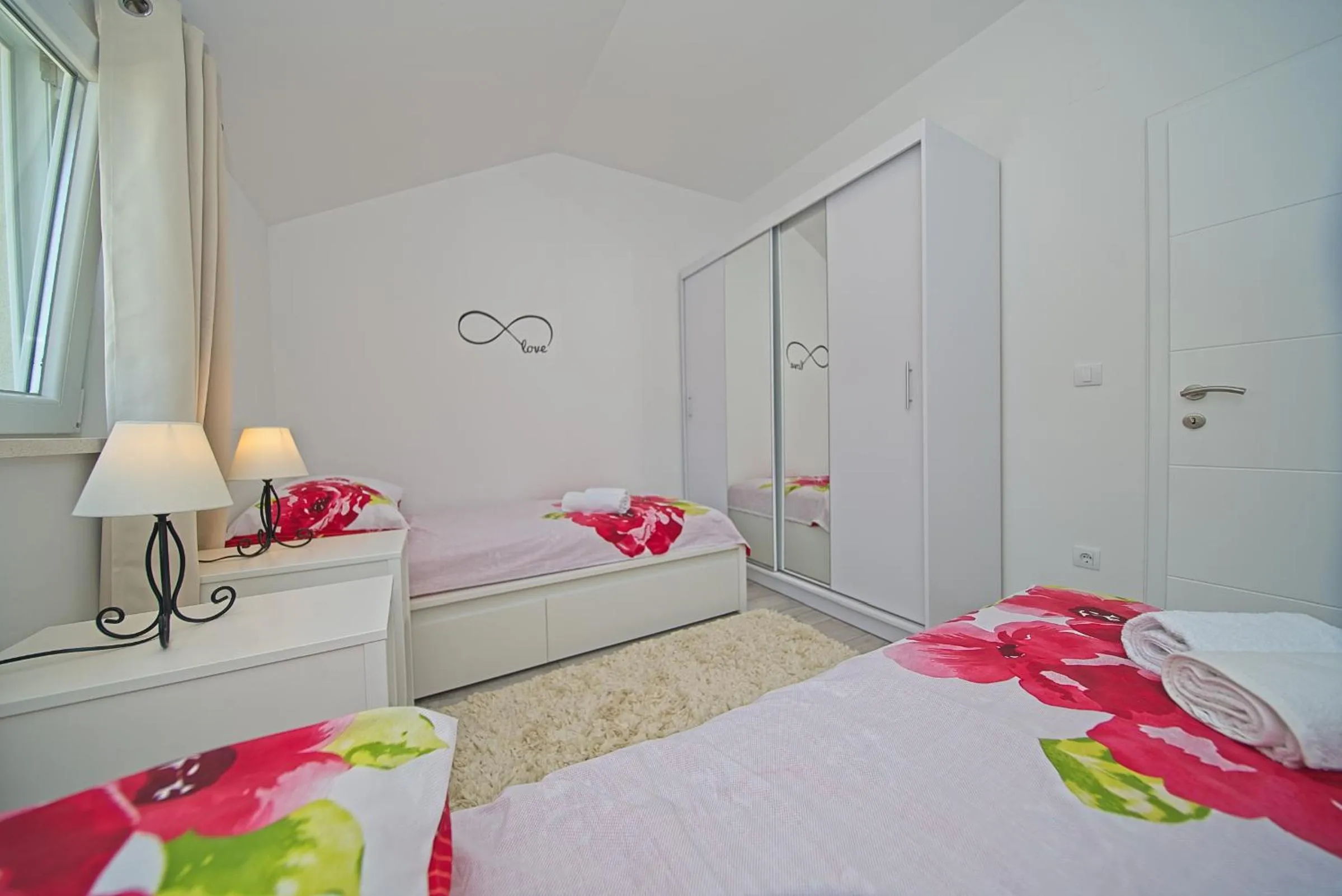 Bed in Apartment Dvina