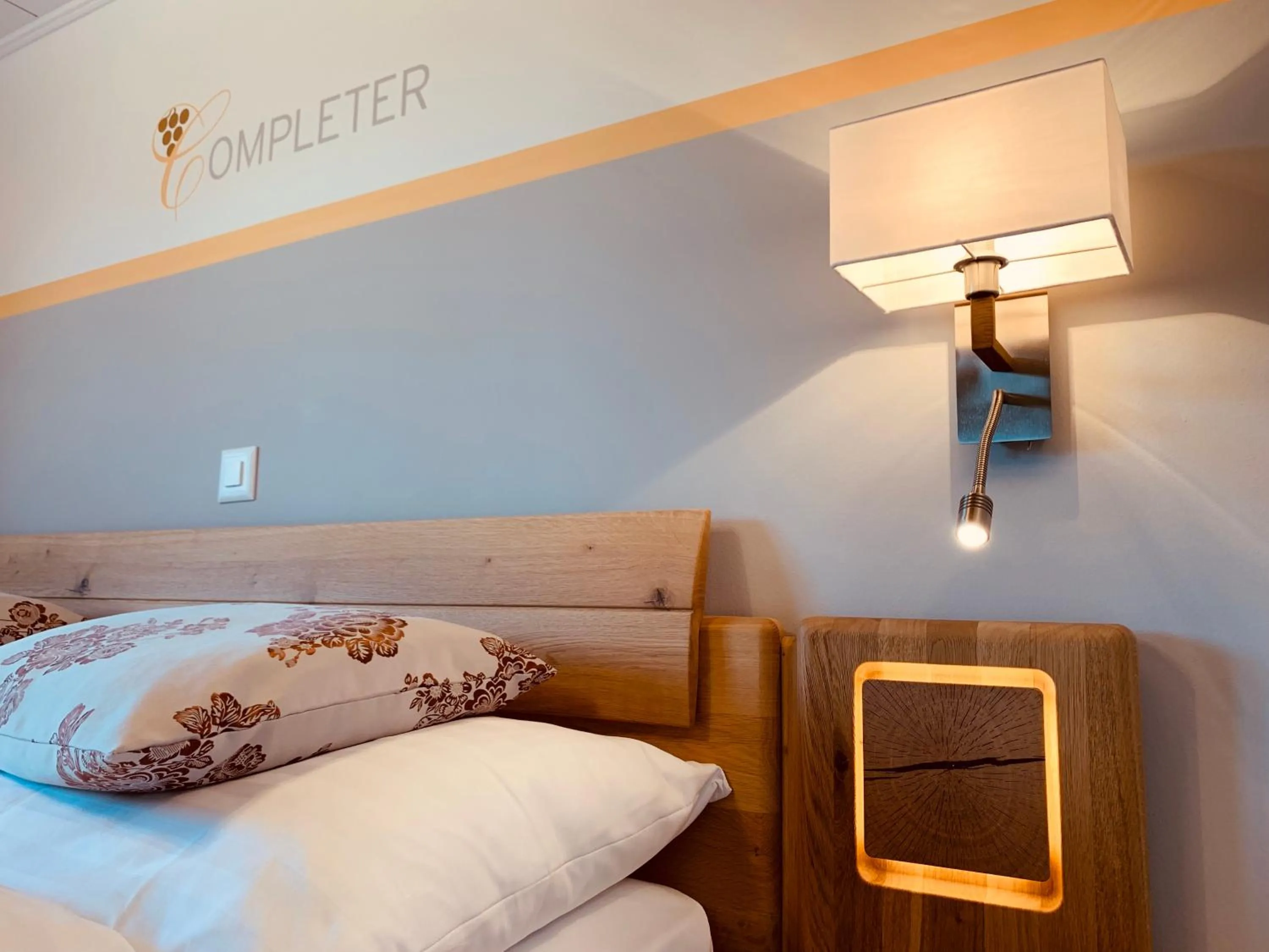 Bed in Gasthof zur Bündte