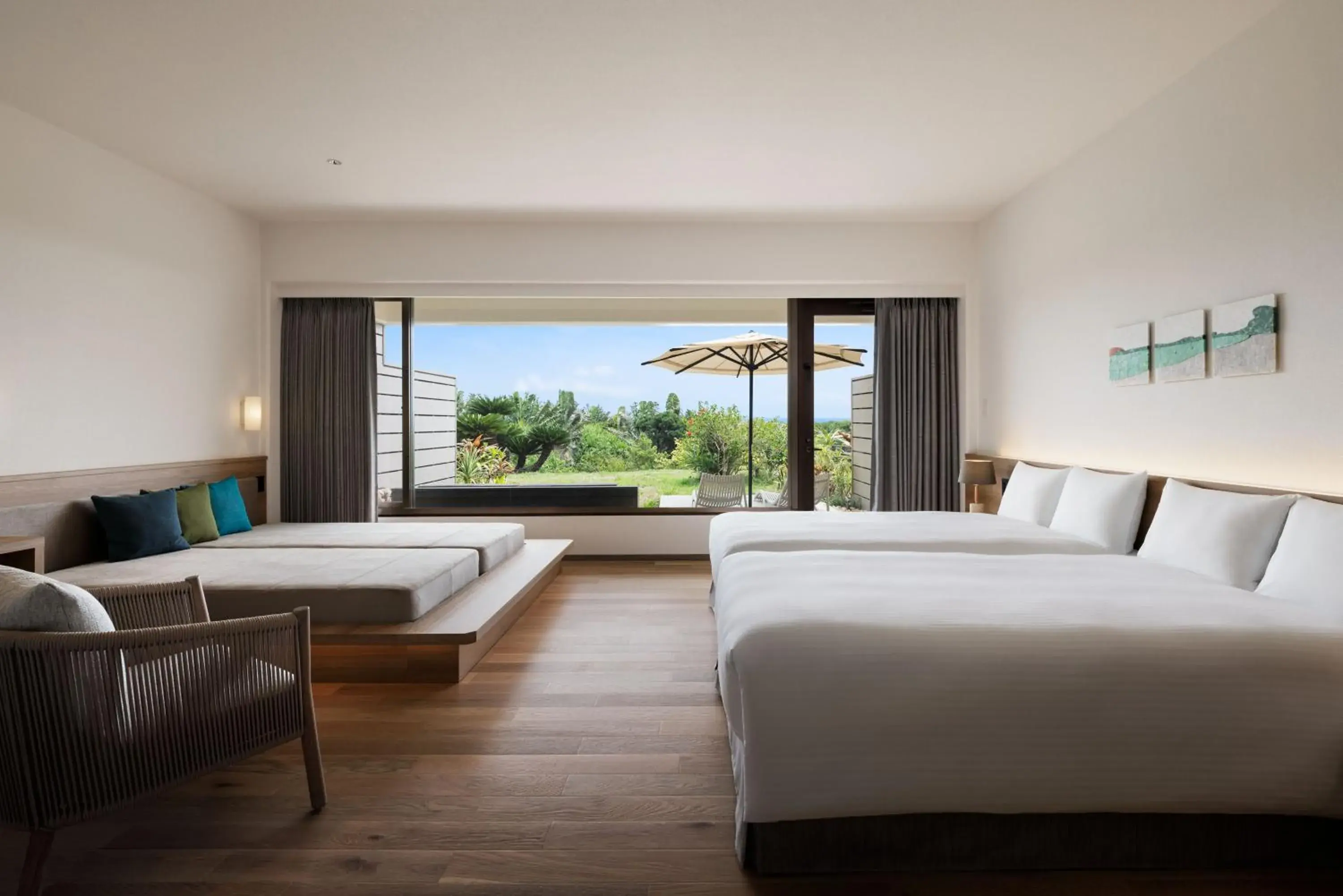 Twin Room with Garden View - single occupancy in Haimurubushi Twin Room with Garden View - single occupancy in Haimurubushi