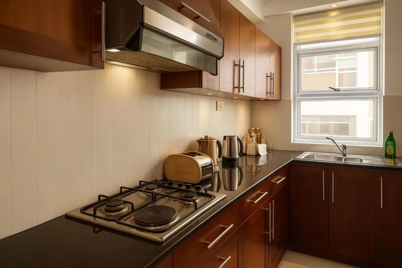 Kitchen or kitchenette in Unique Towers Luxury Boutique Suites