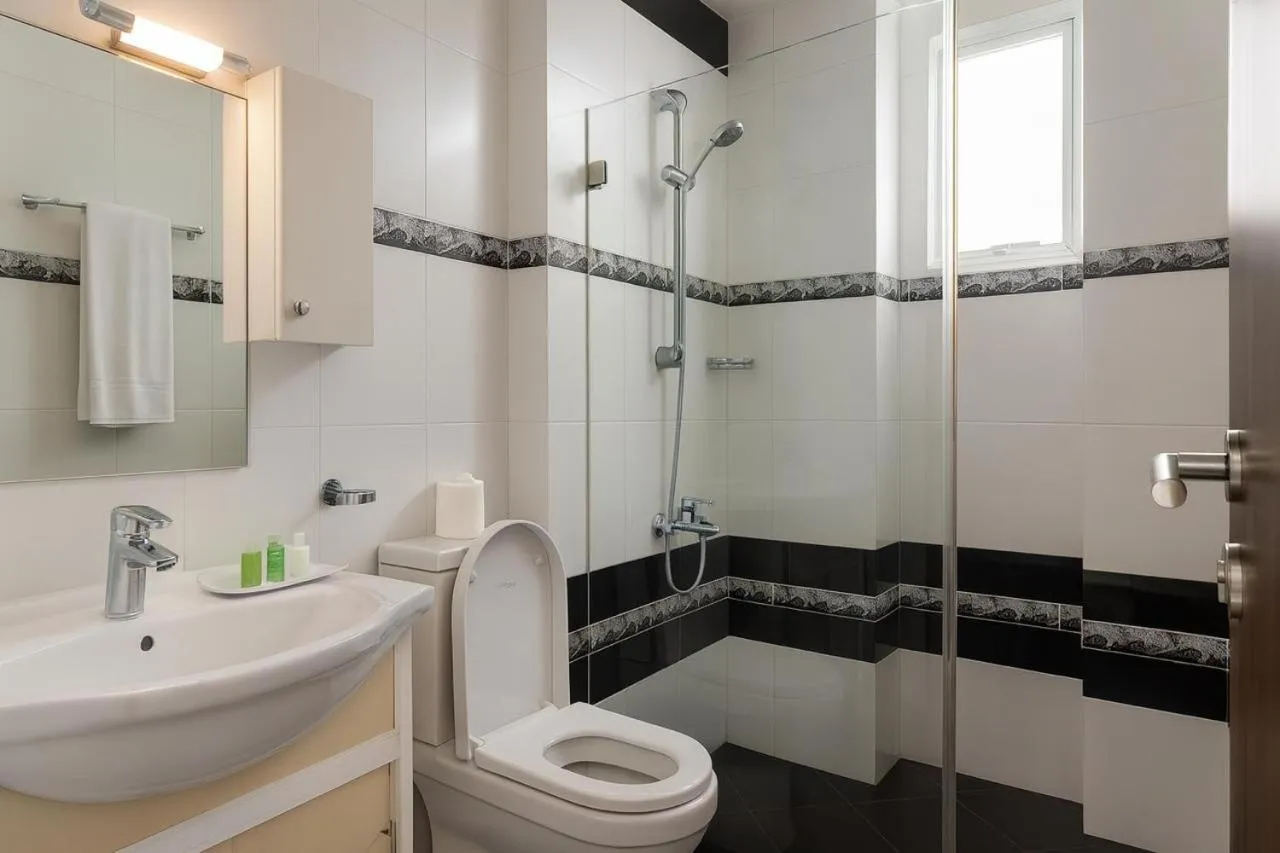 Shower in Unique Towers Luxury Boutique Suites