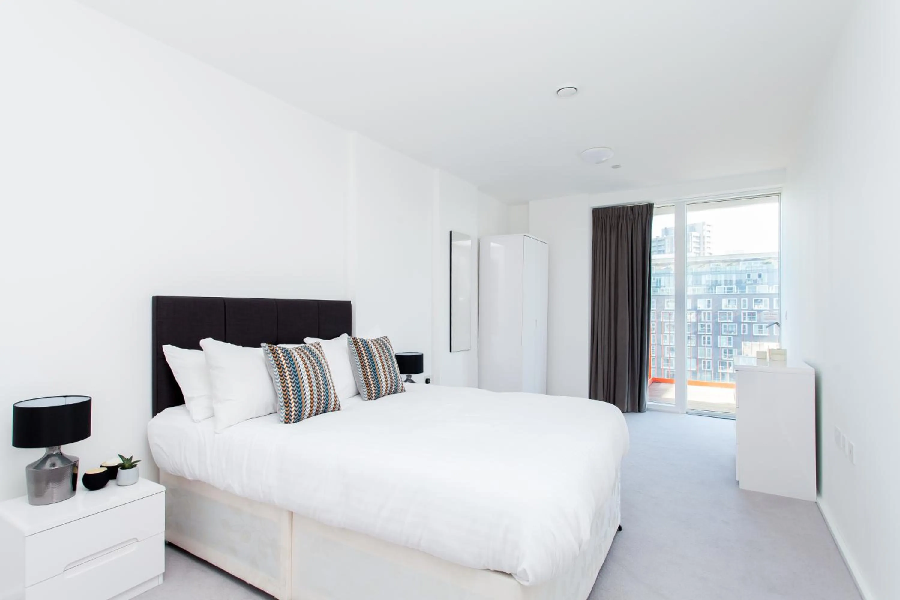 Bed in Clover Court by Aeria Apartments