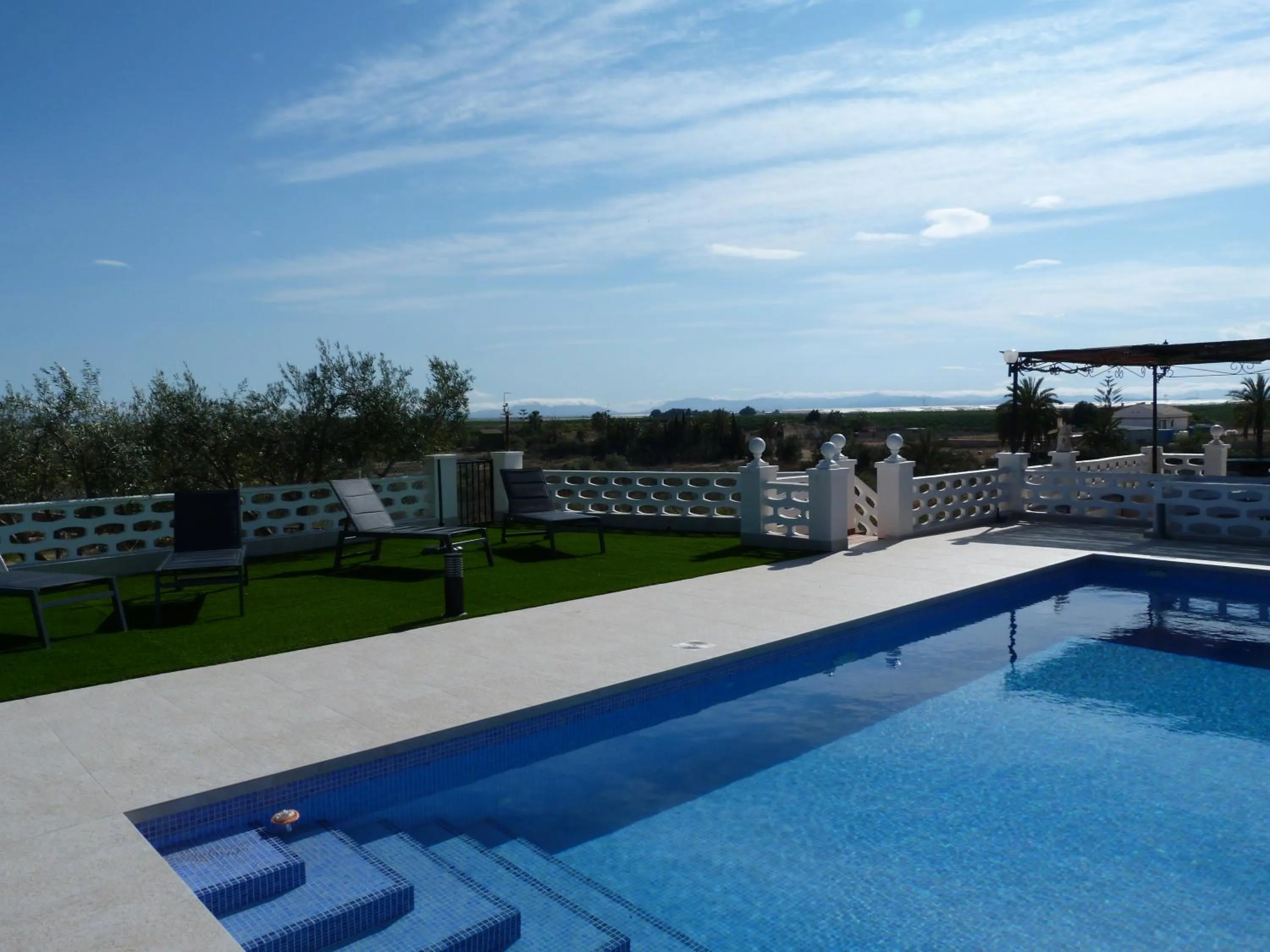 Swimming pool in Finca Tres Molinos B&B