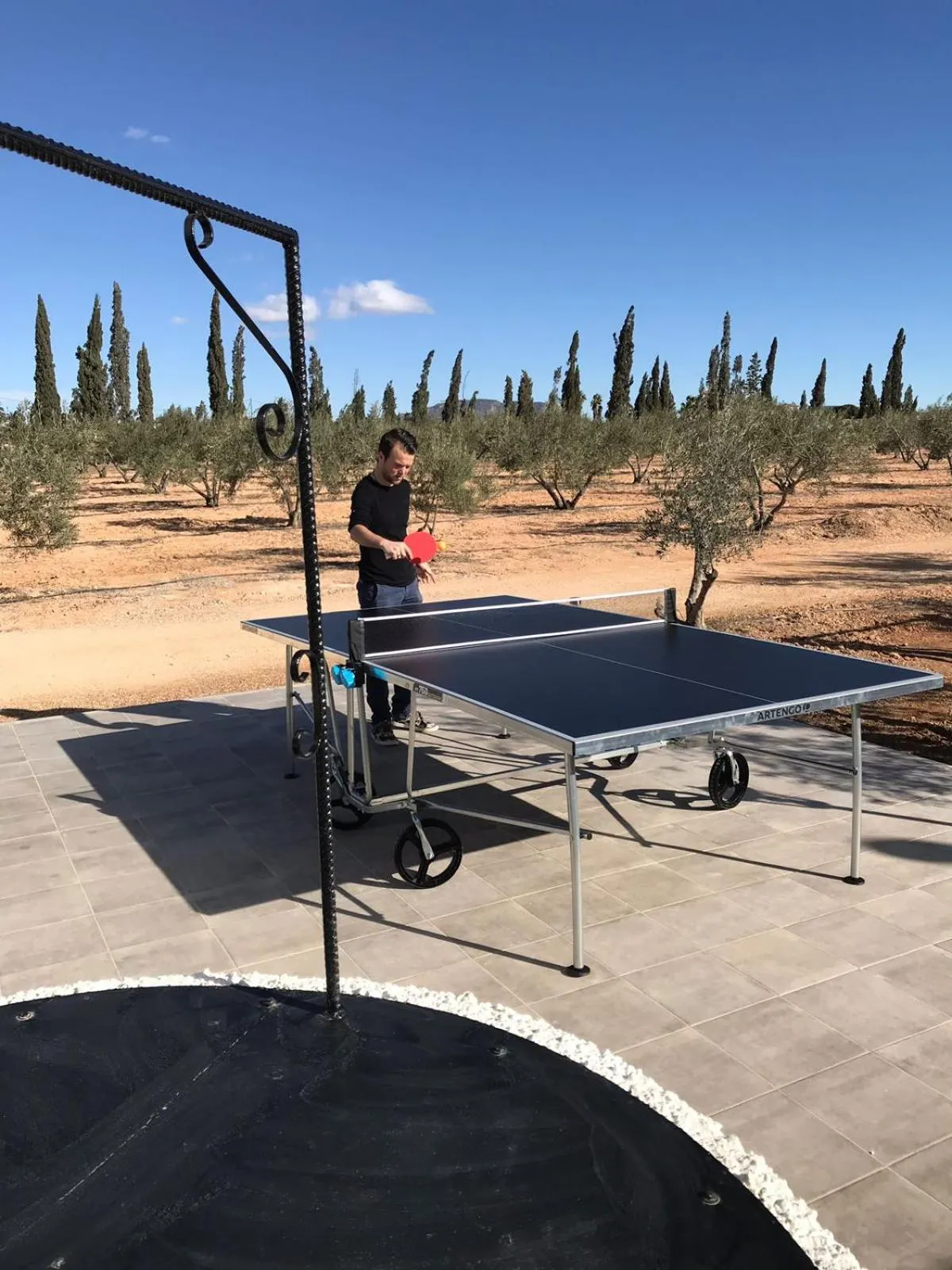 Table tennis in Finca Tres Molinos B&B