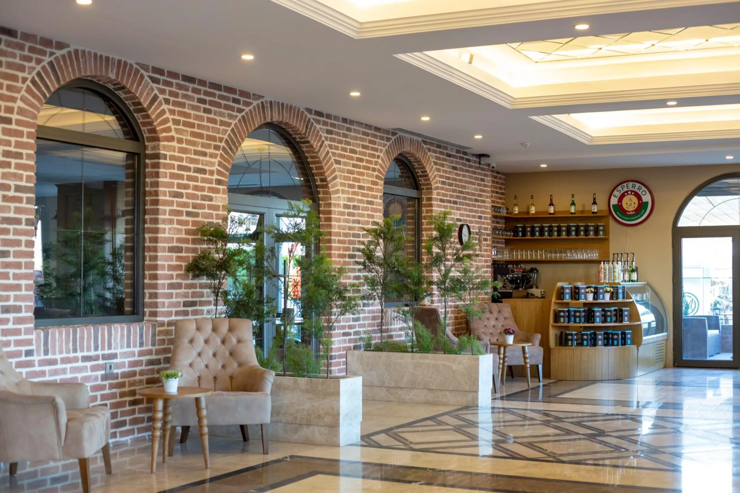 Seating area in Aktug Elegance Hotel