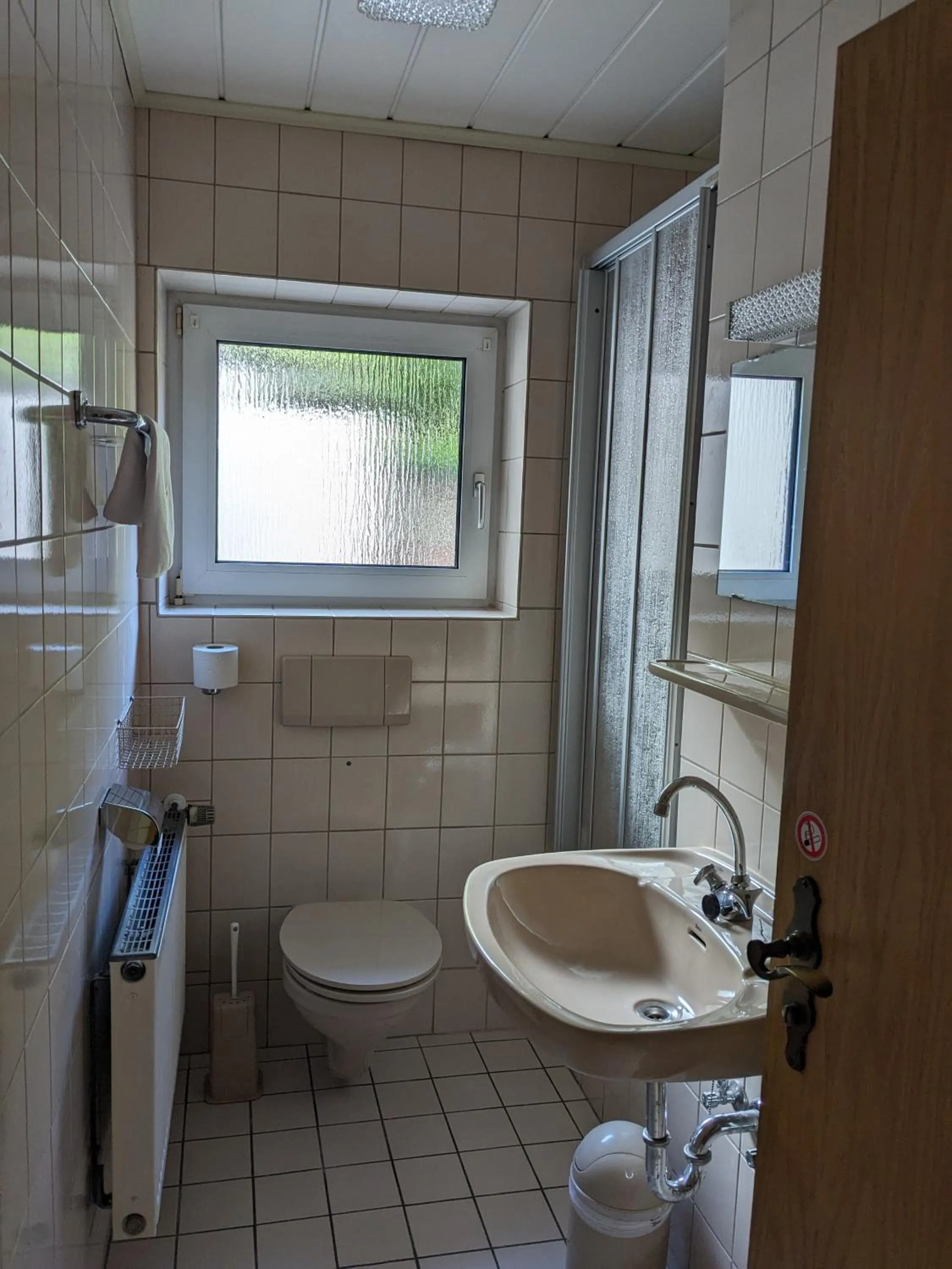 Shower in Hotel Pension Winzerhaus