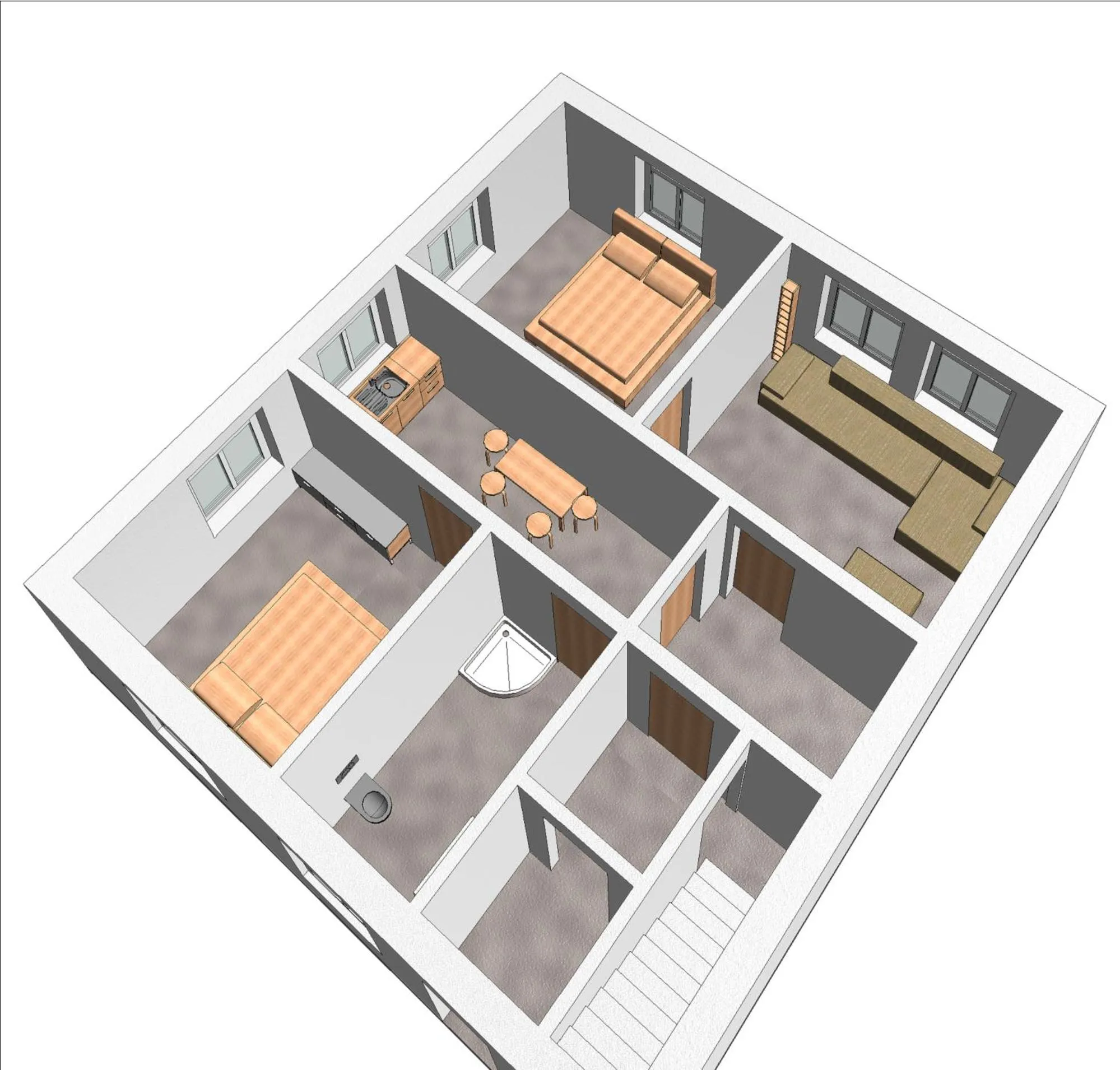Floor plan in Apartment Dresden Neustadt