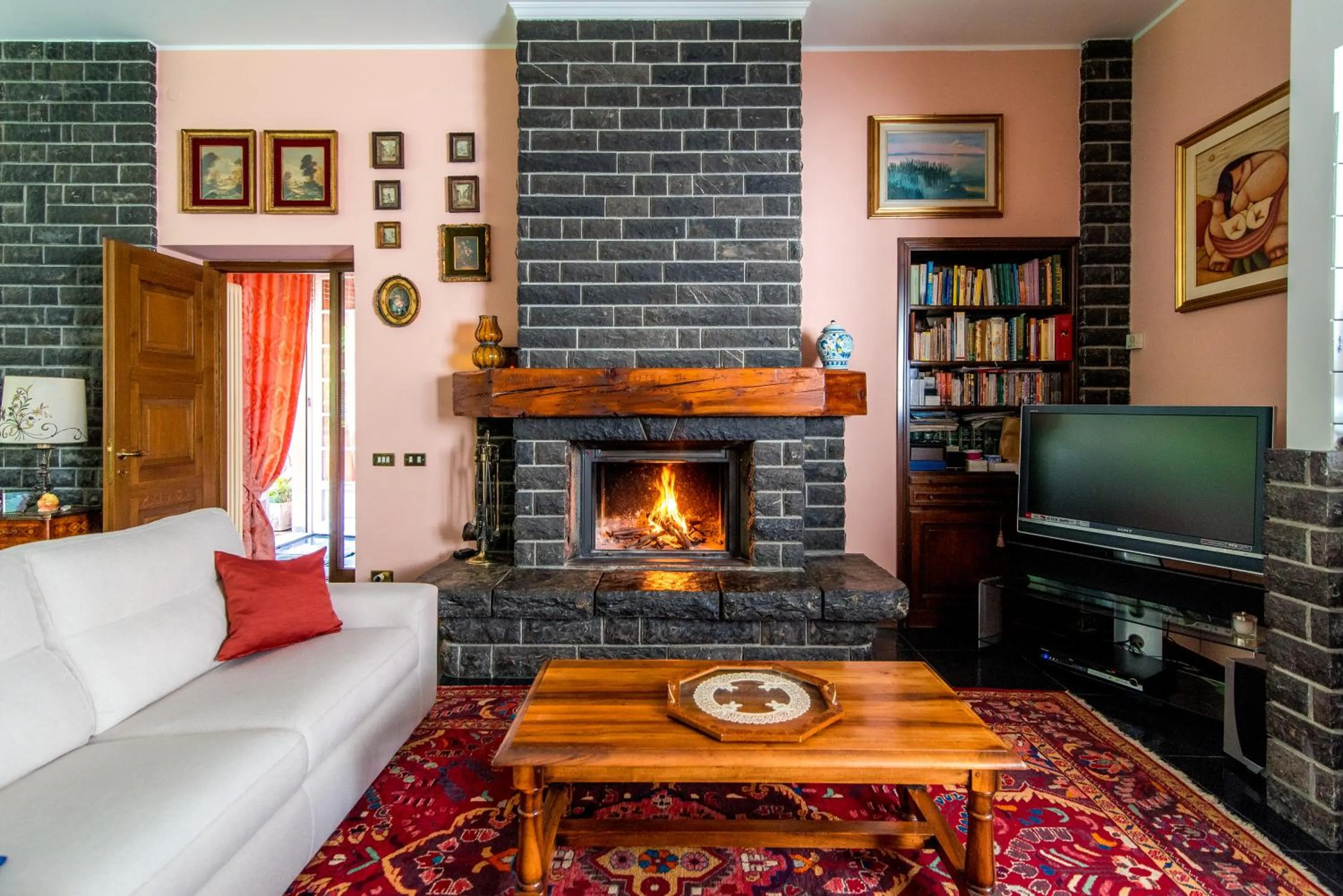 Communal lounge/ TV room in B&B 3 TIGLI