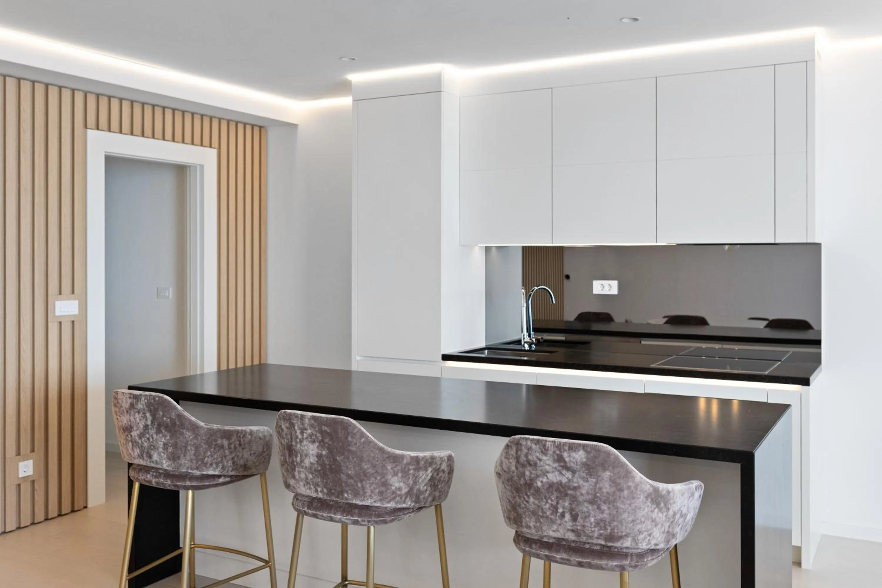 Kitchen or kitchenette in Luxury Hotel Amabilis