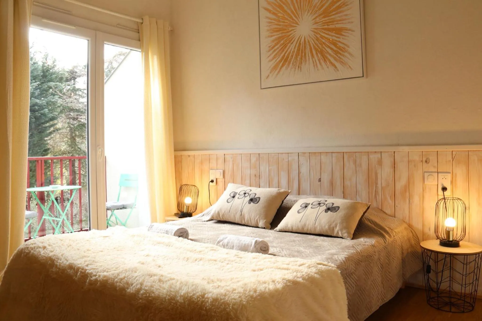 Bed in Hotel de la Bonnheure