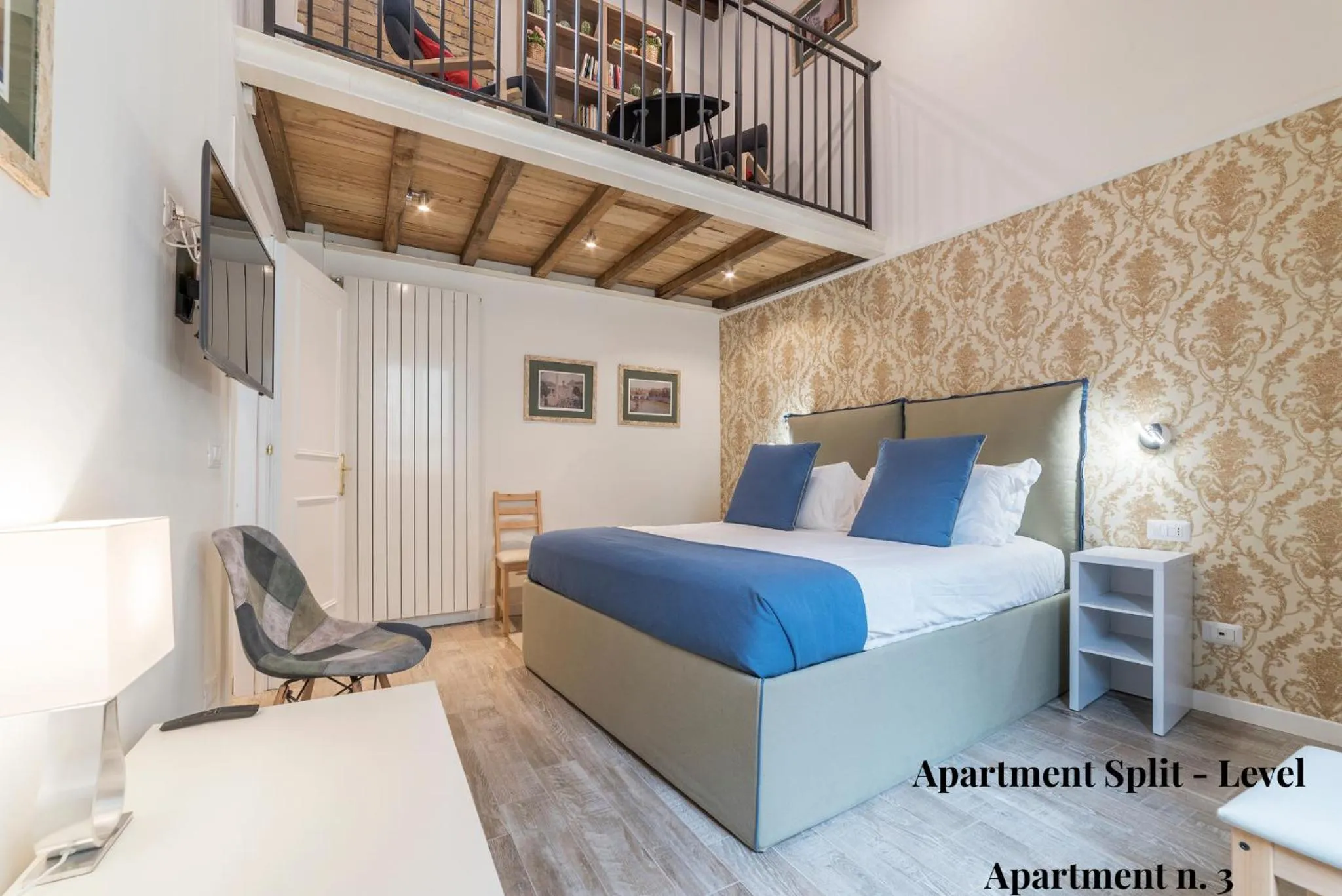 Bed in CS Exclusive Campo de Fiori Palace