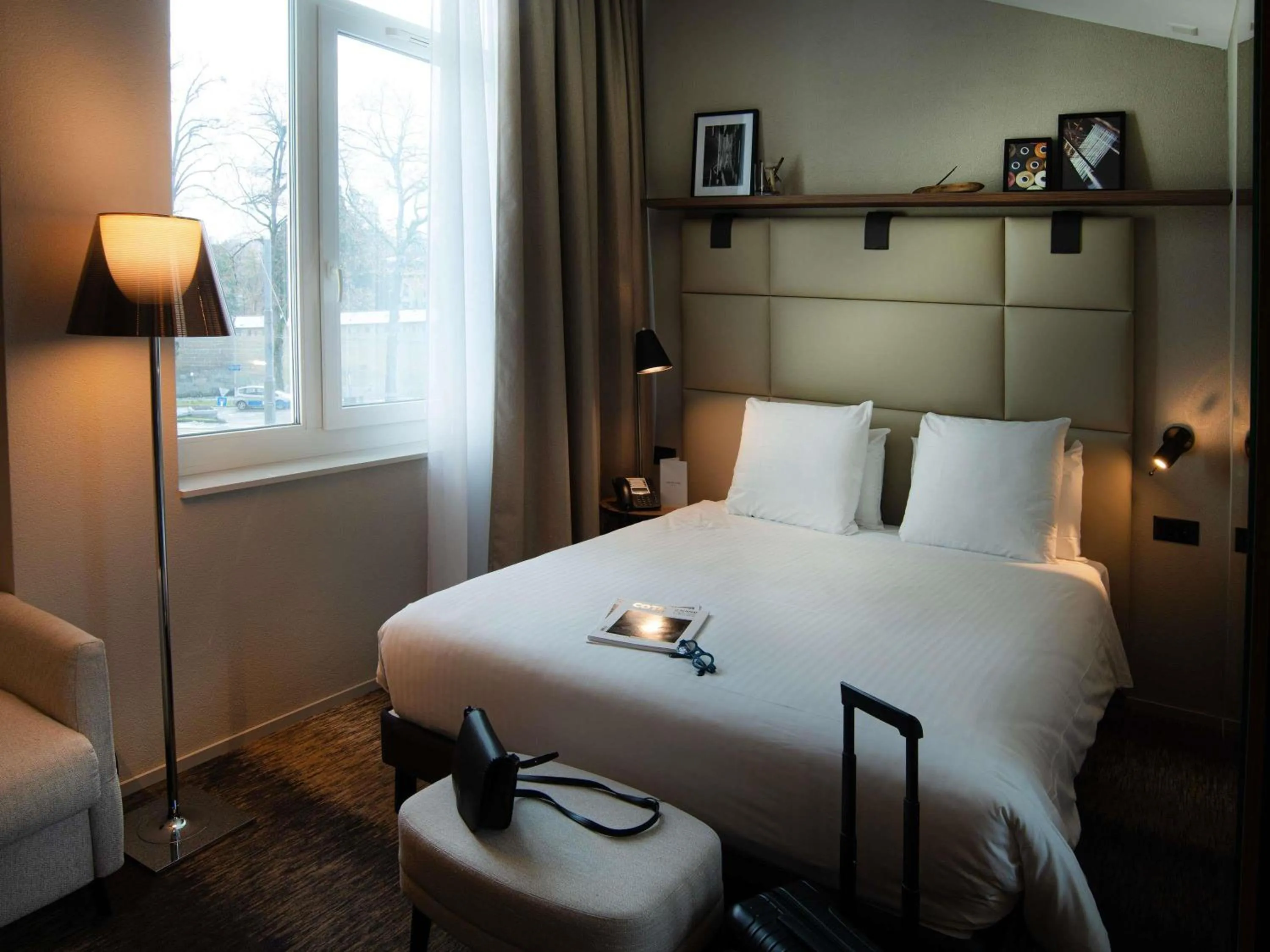 Bedroom, Bed in Mercure Fribourg Centre Remparts