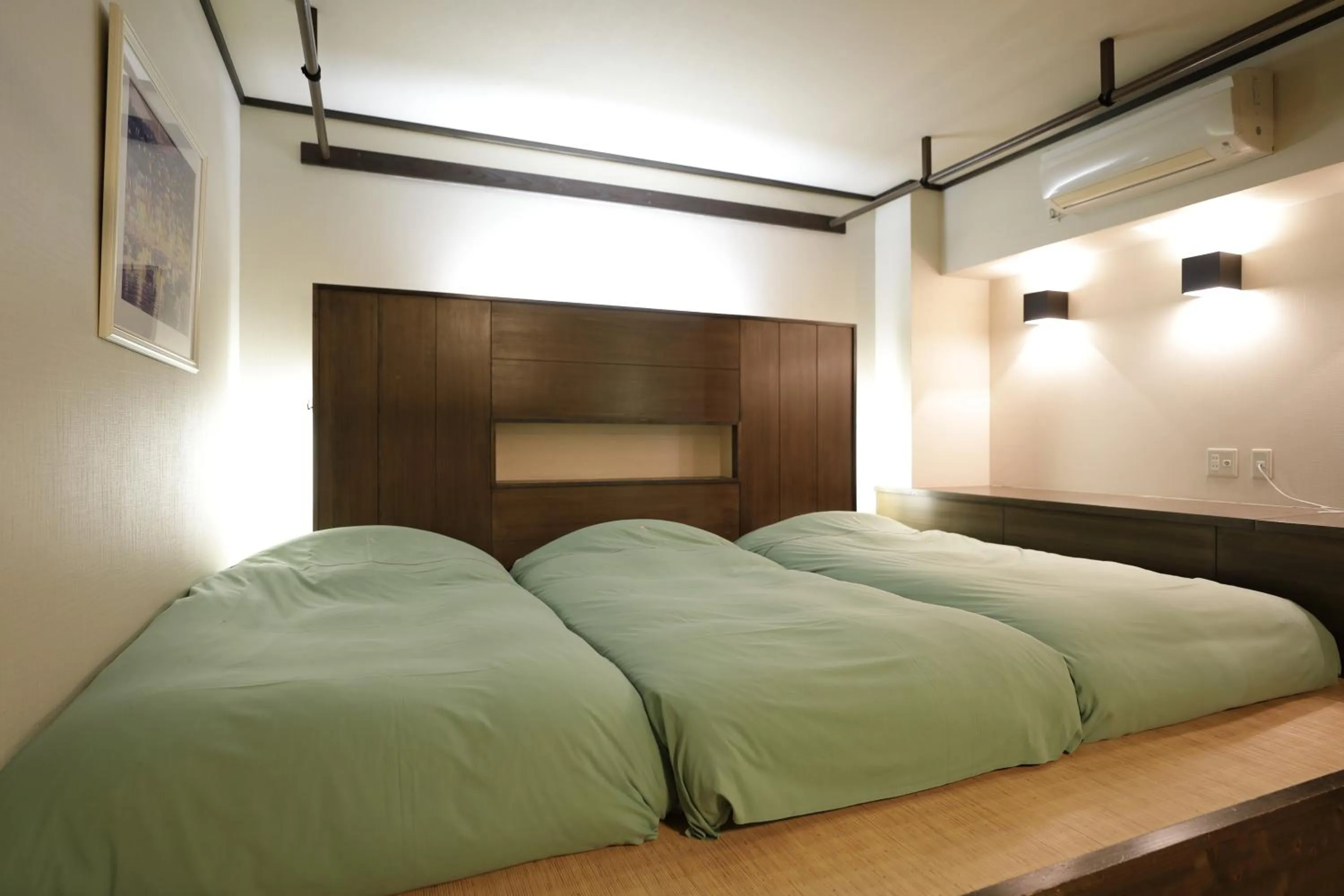 Bed in Inatori Akao Hotel