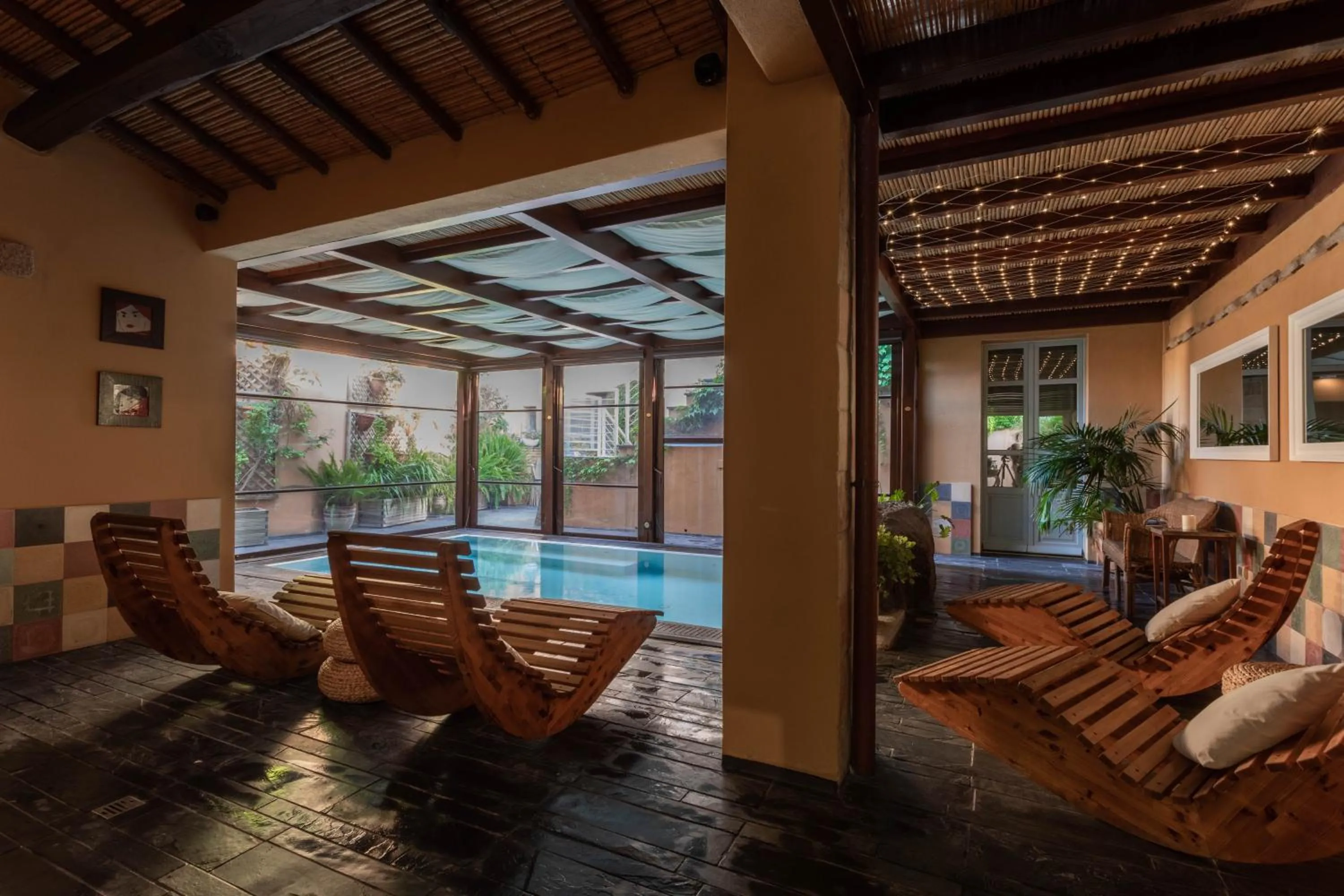 Swimming pool in Aquae Sinis Albergo Diffuso