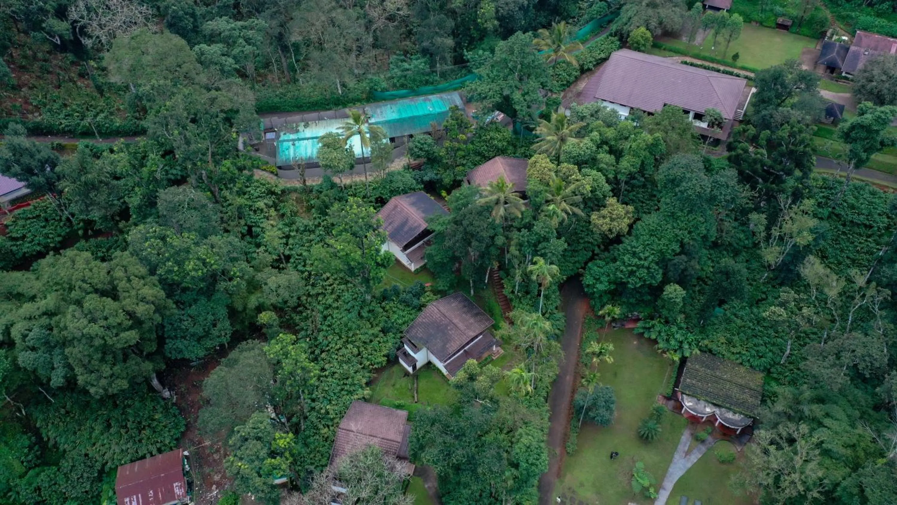 Bird's eye view in Carmelia Haven Resort Thekkady