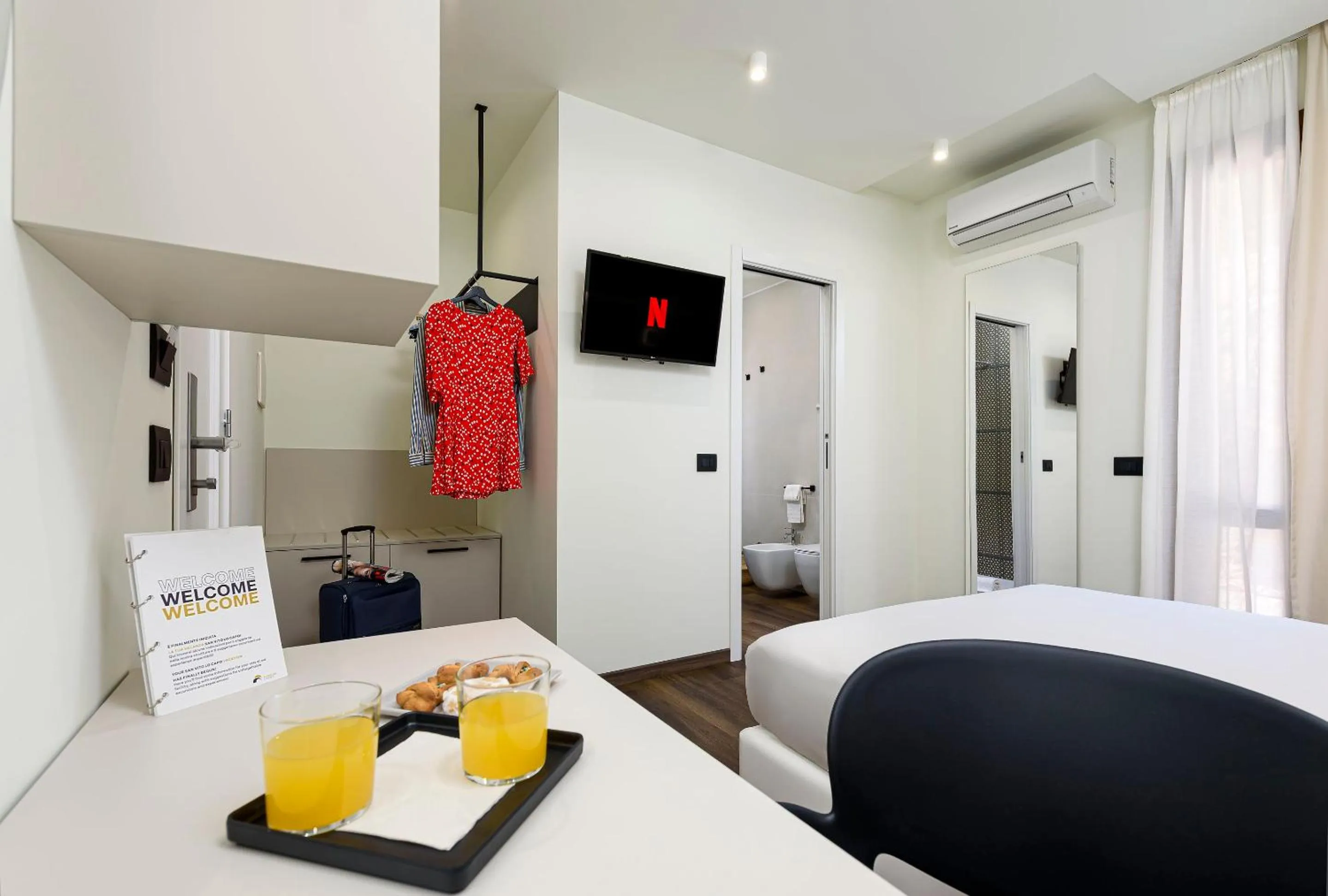 Bedroom, Bed in Albergo Auralba