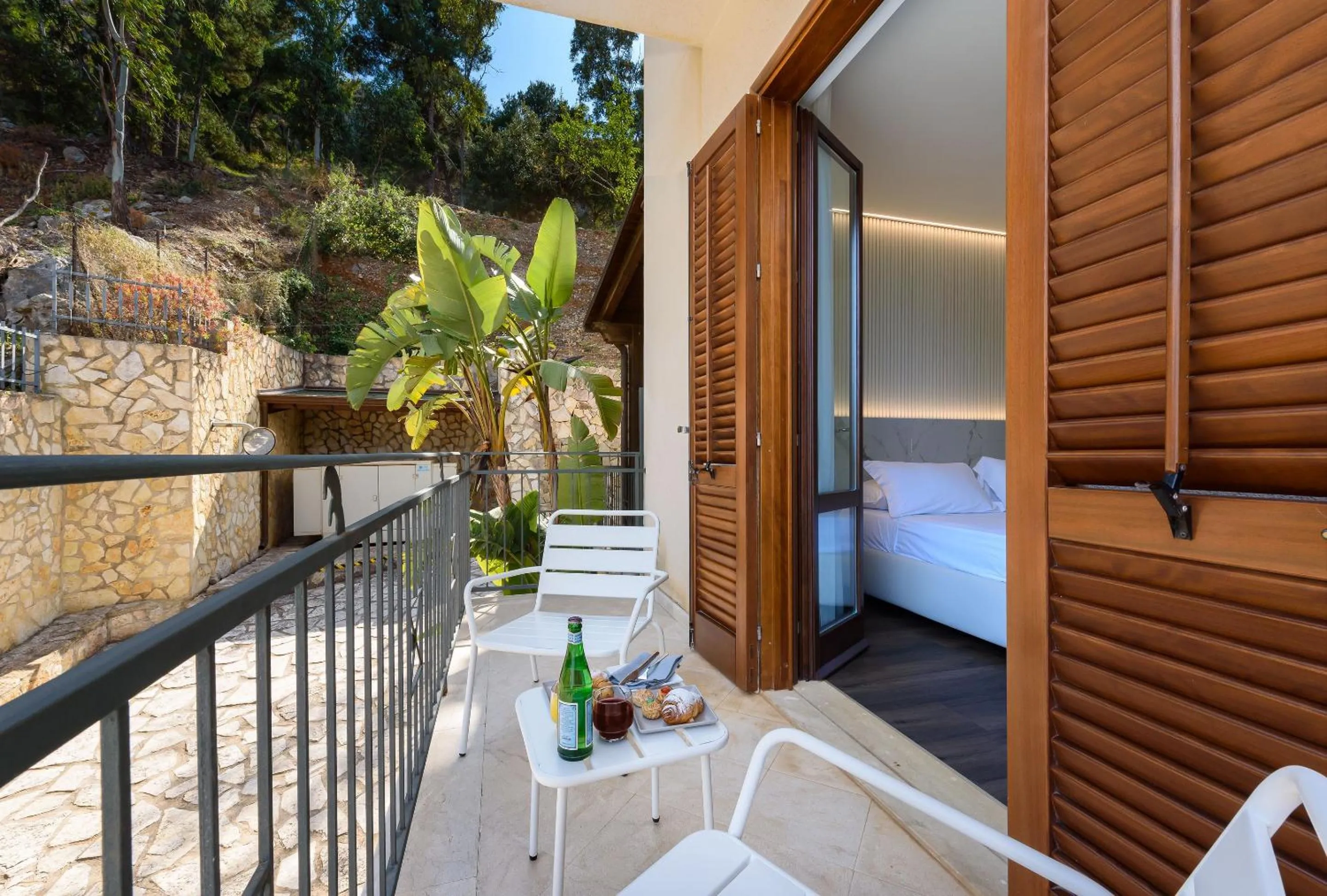 Balcony/Terrace in Albergo Auralba