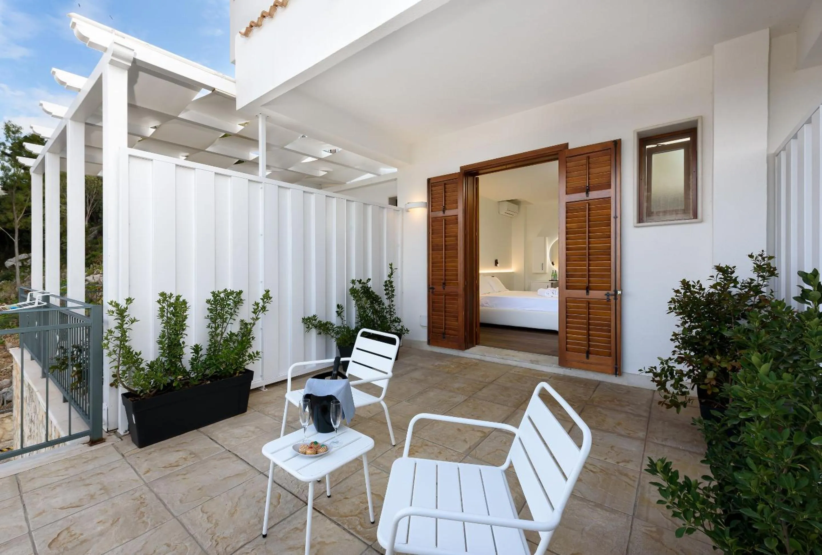 Balcony/Terrace in Albergo Auralba