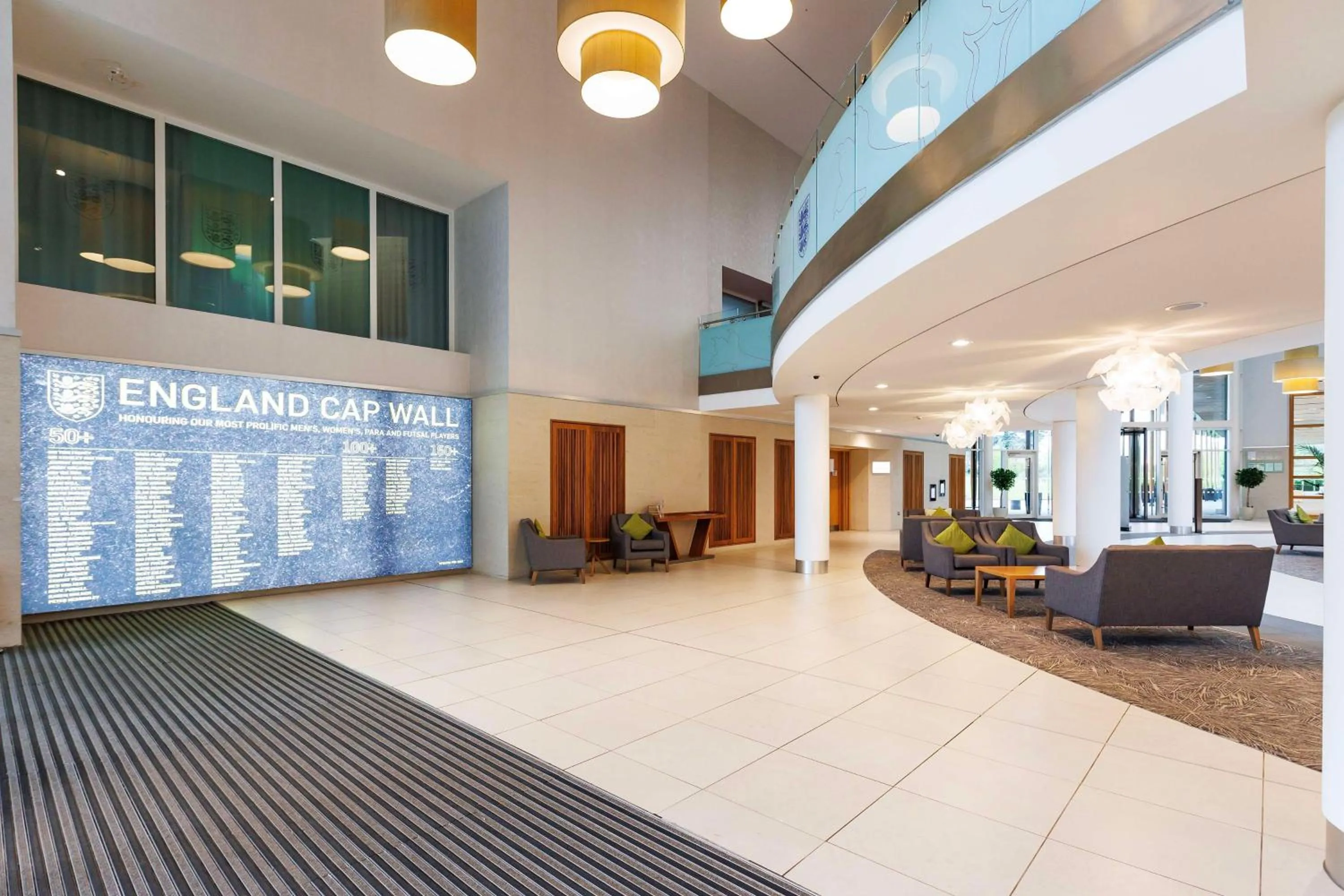 Lobby or reception in Hilton at St George's Park
