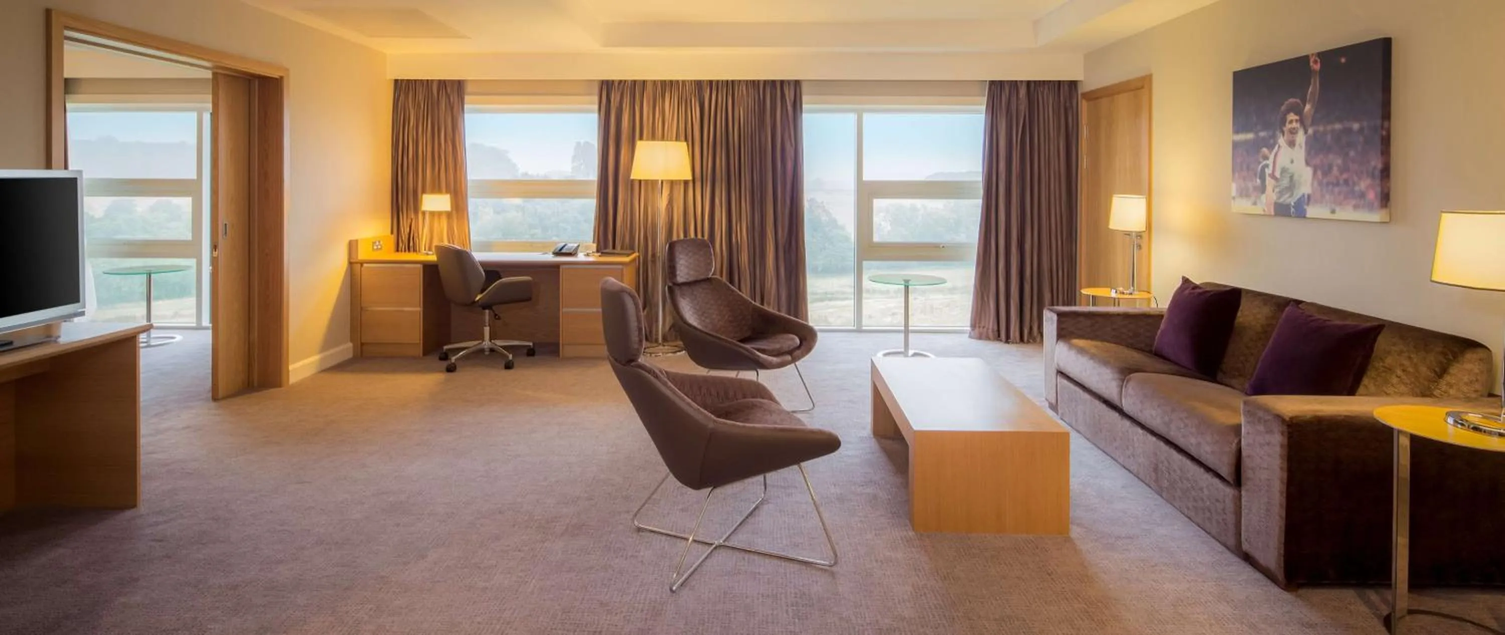 Living room in Hilton at St George's Park