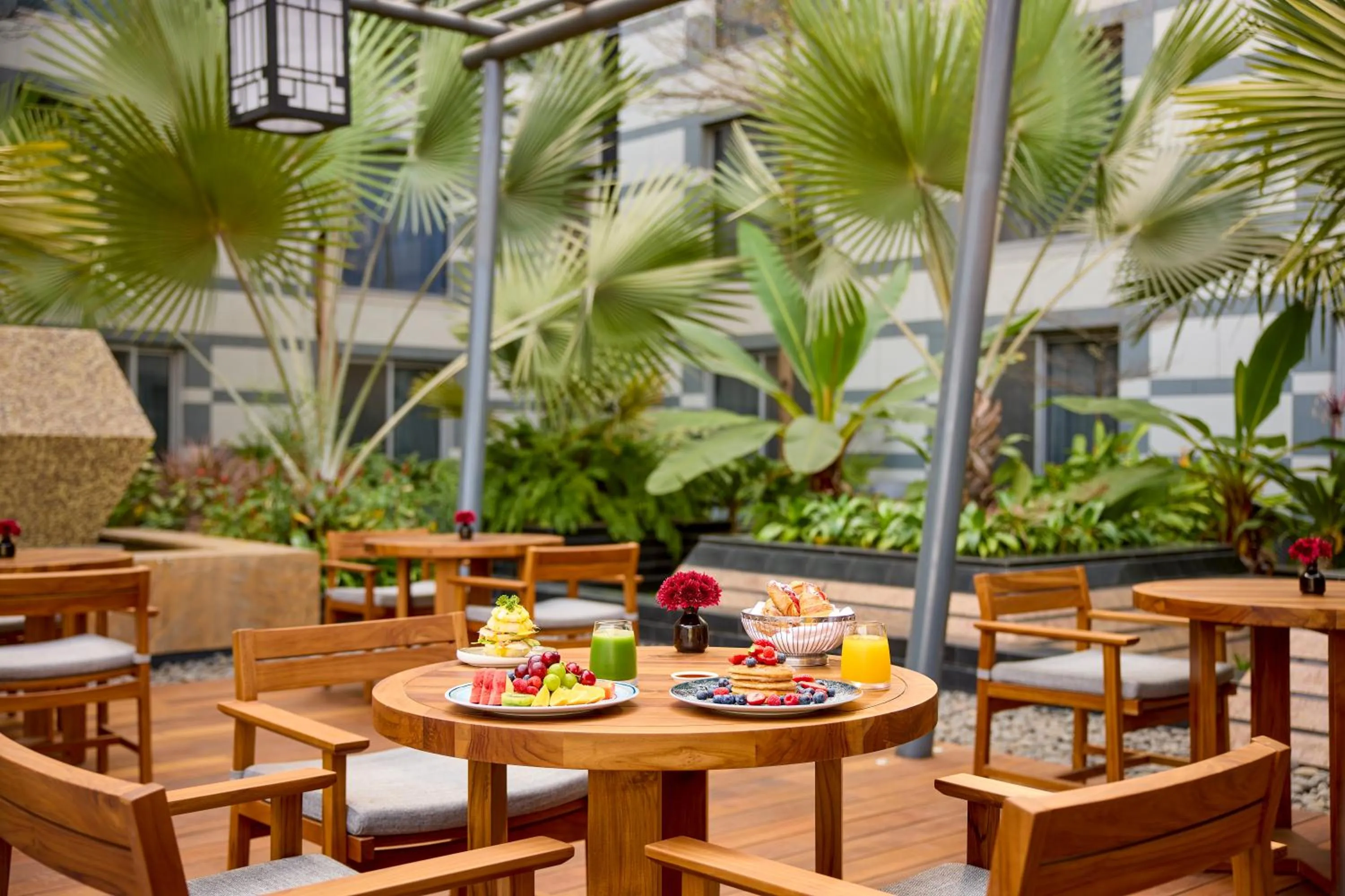 Garden view in Grand Hyatt Mumbai Hotel and Residences