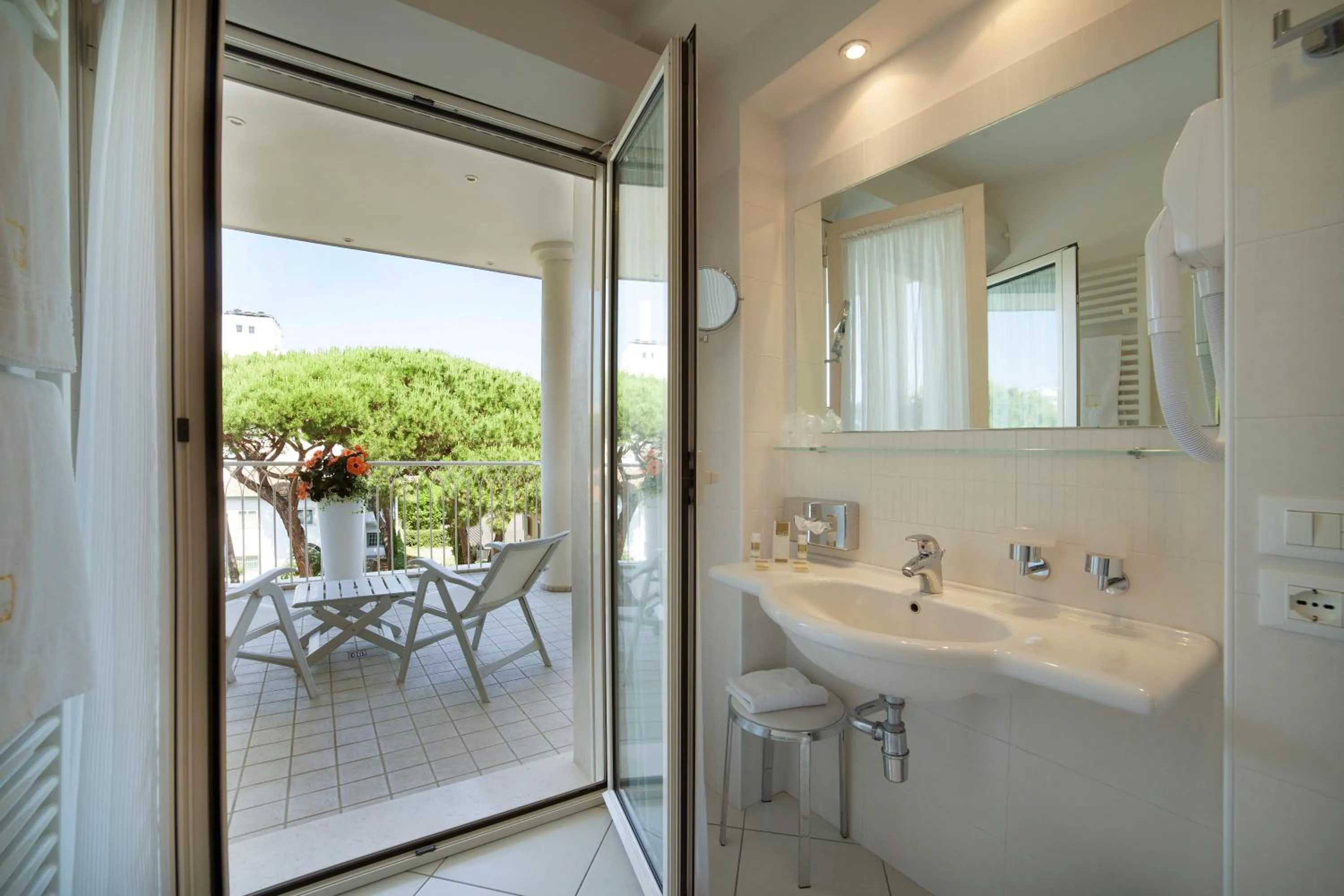 Garden view in Hotel Gala