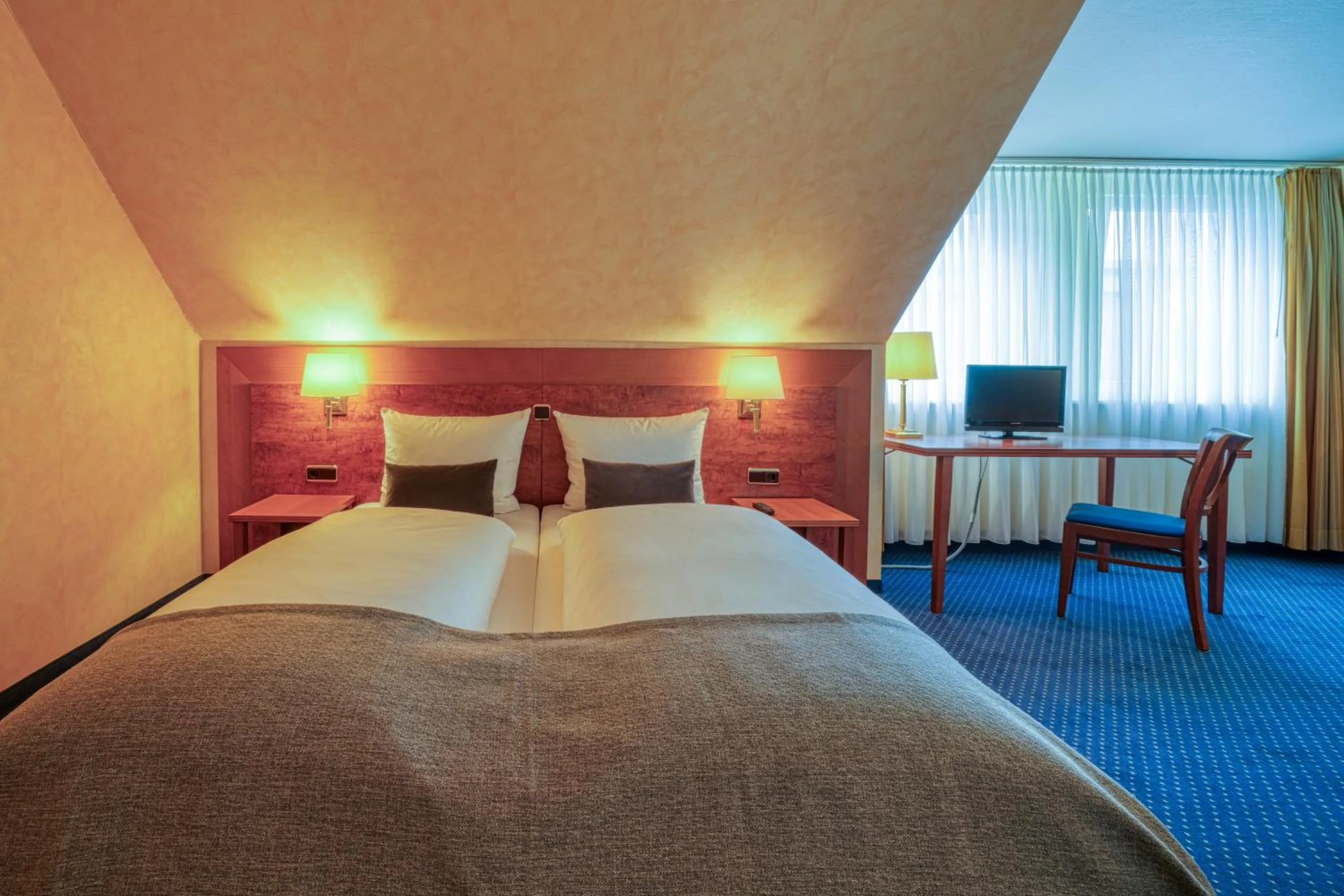 Bed in Hotel Wissers Fehmarn