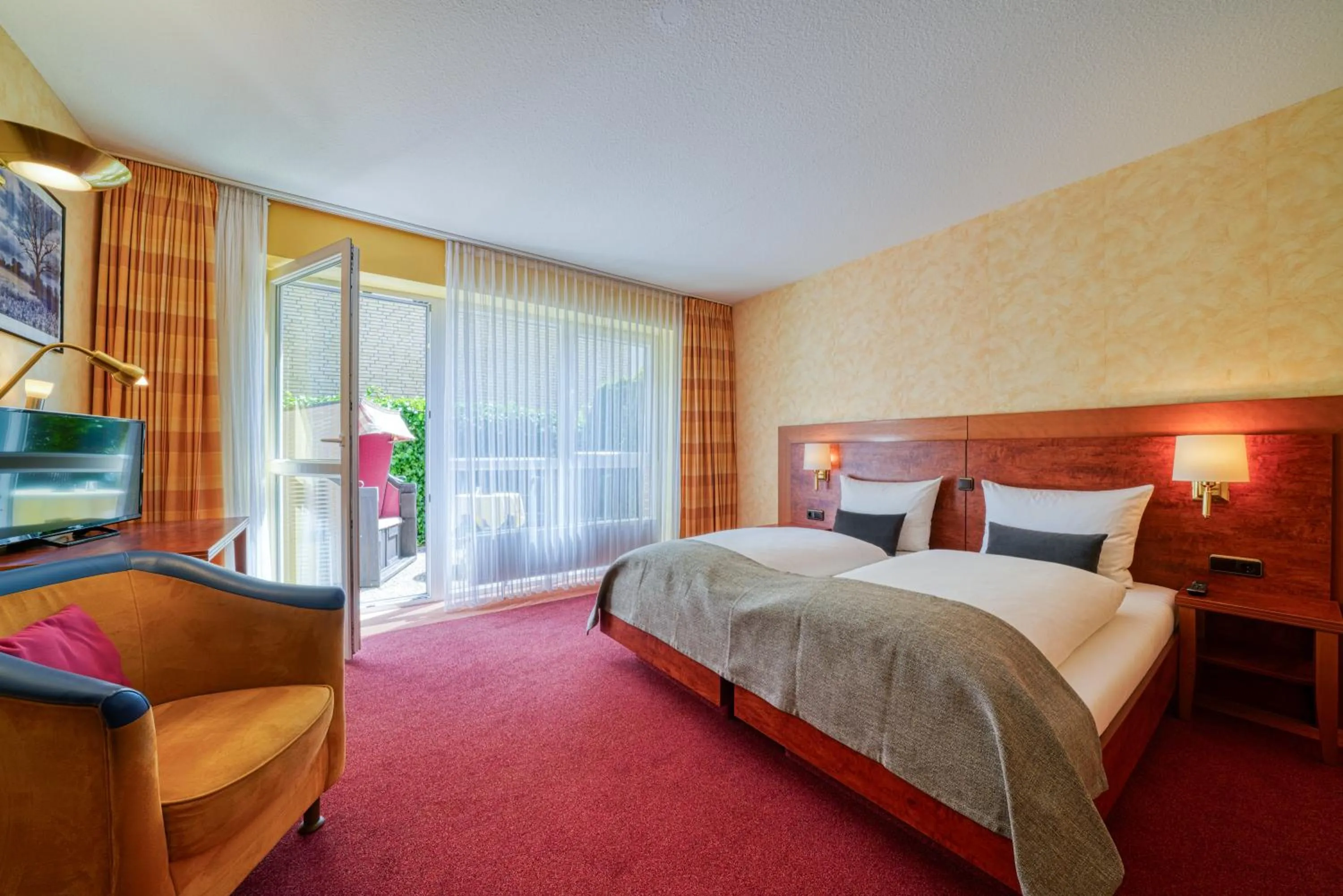 Bed in Hotel Wissers Fehmarn