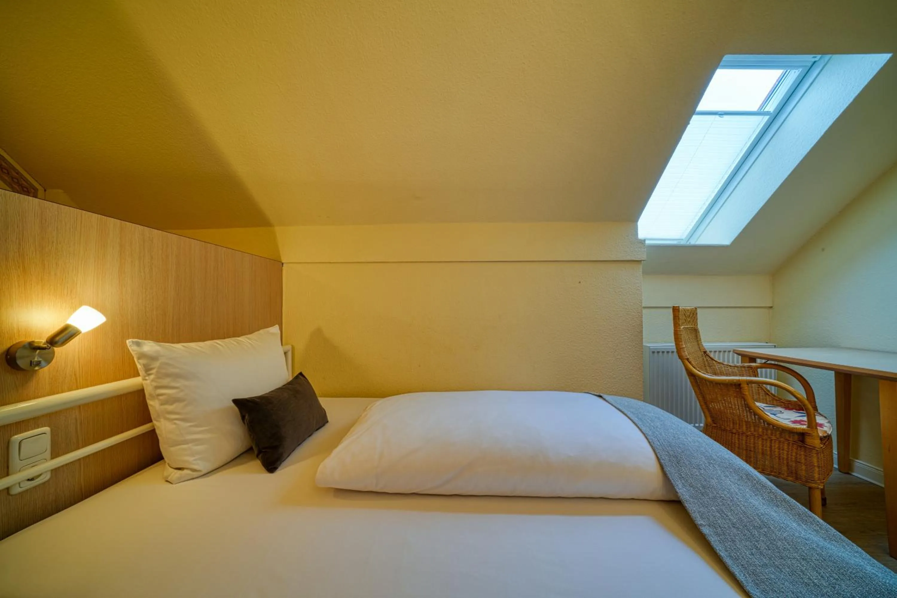 Bed in Hotel Wissers Fehmarn