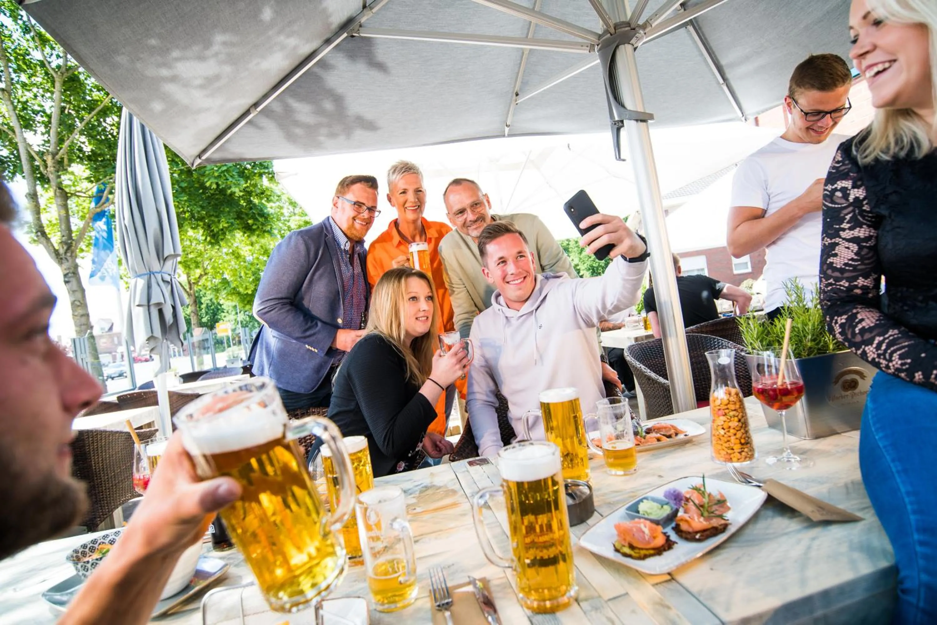 Property building in Hagen`s Hotel "eat & meet" Restaurant Bar Lounge