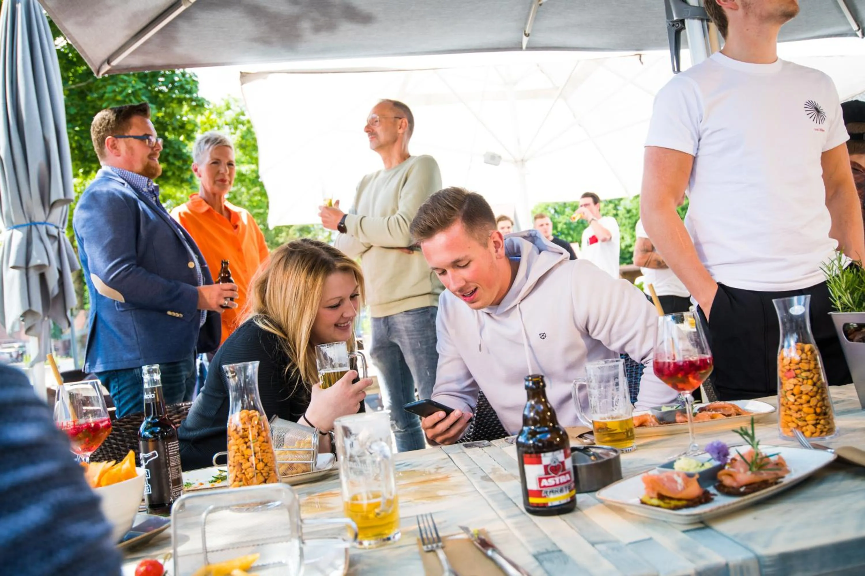 Garden in Hagen`s Hotel "eat & meet" Restaurant Bar Lounge