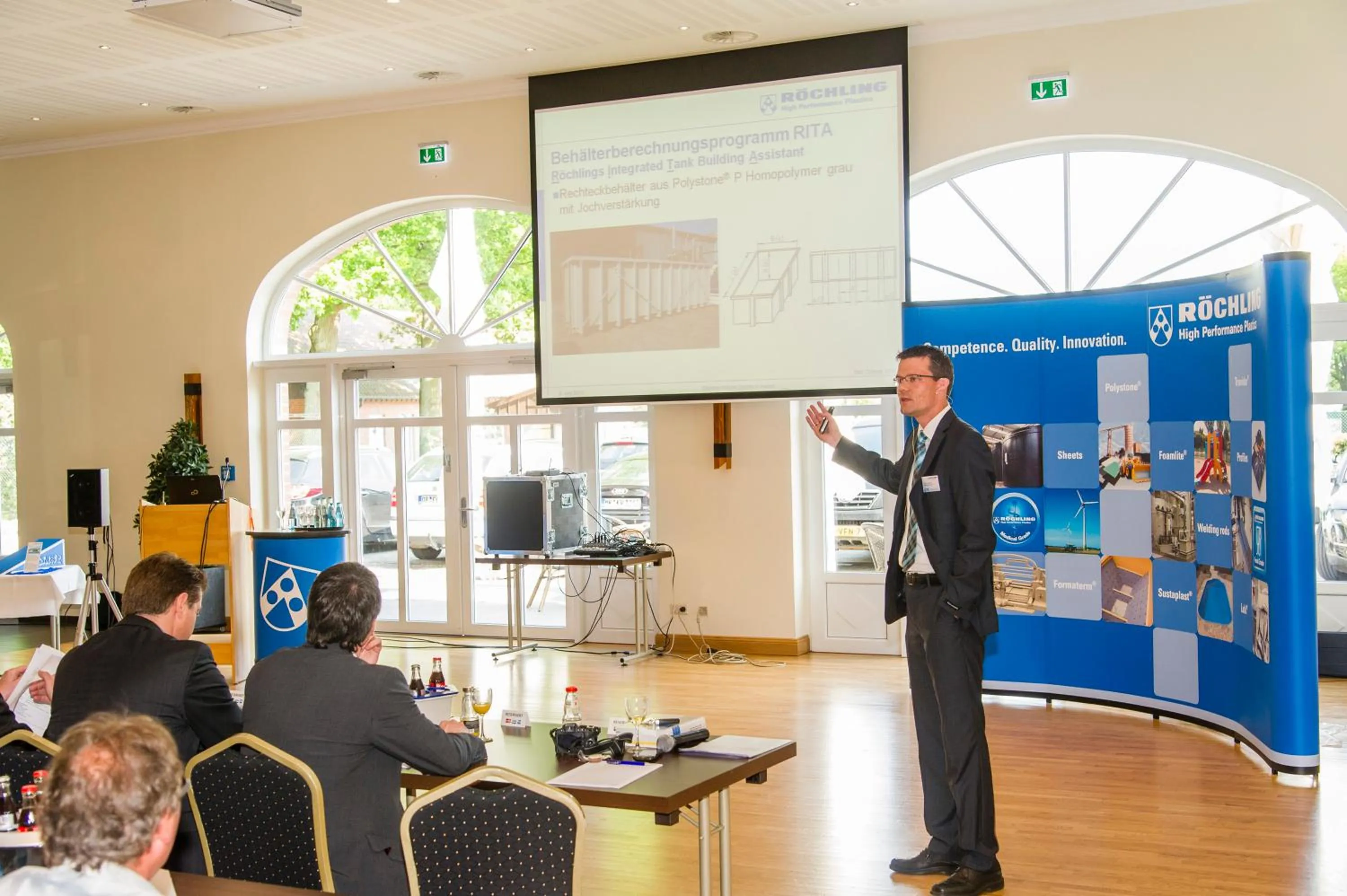 Property building in Hagen`s Hotel "eat & meet" Restaurant Bar Lounge