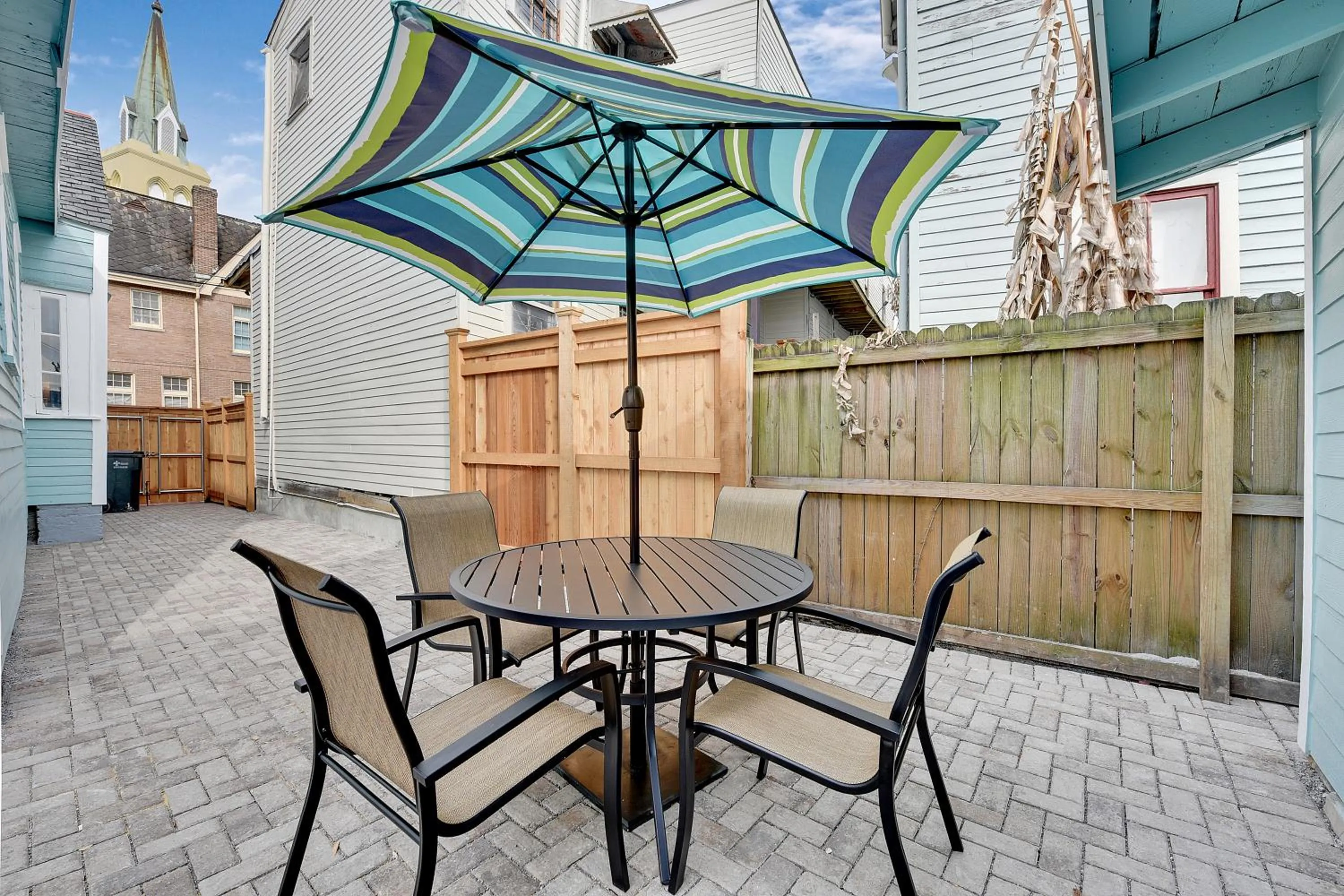 Patio in New Orleans Cottage