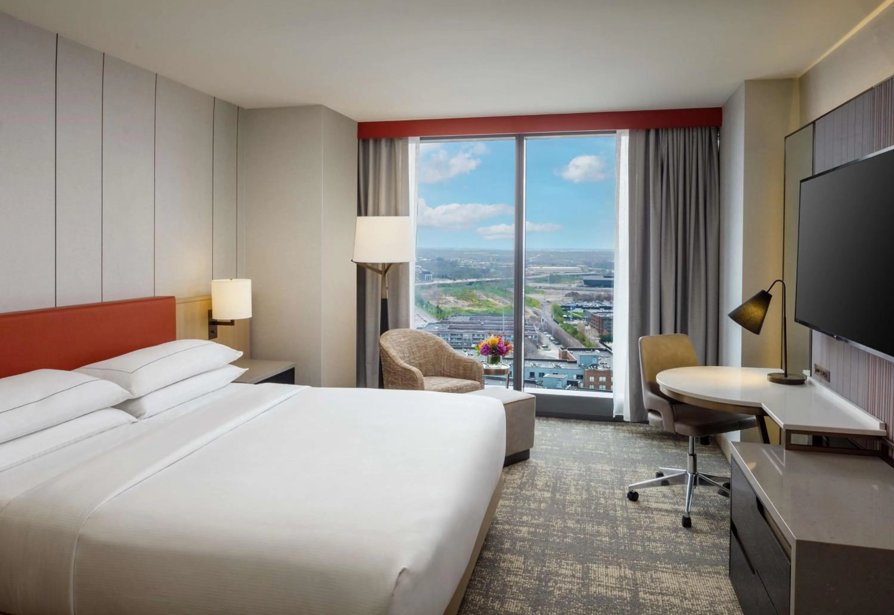 Bed in Hilton Columbus Downtown