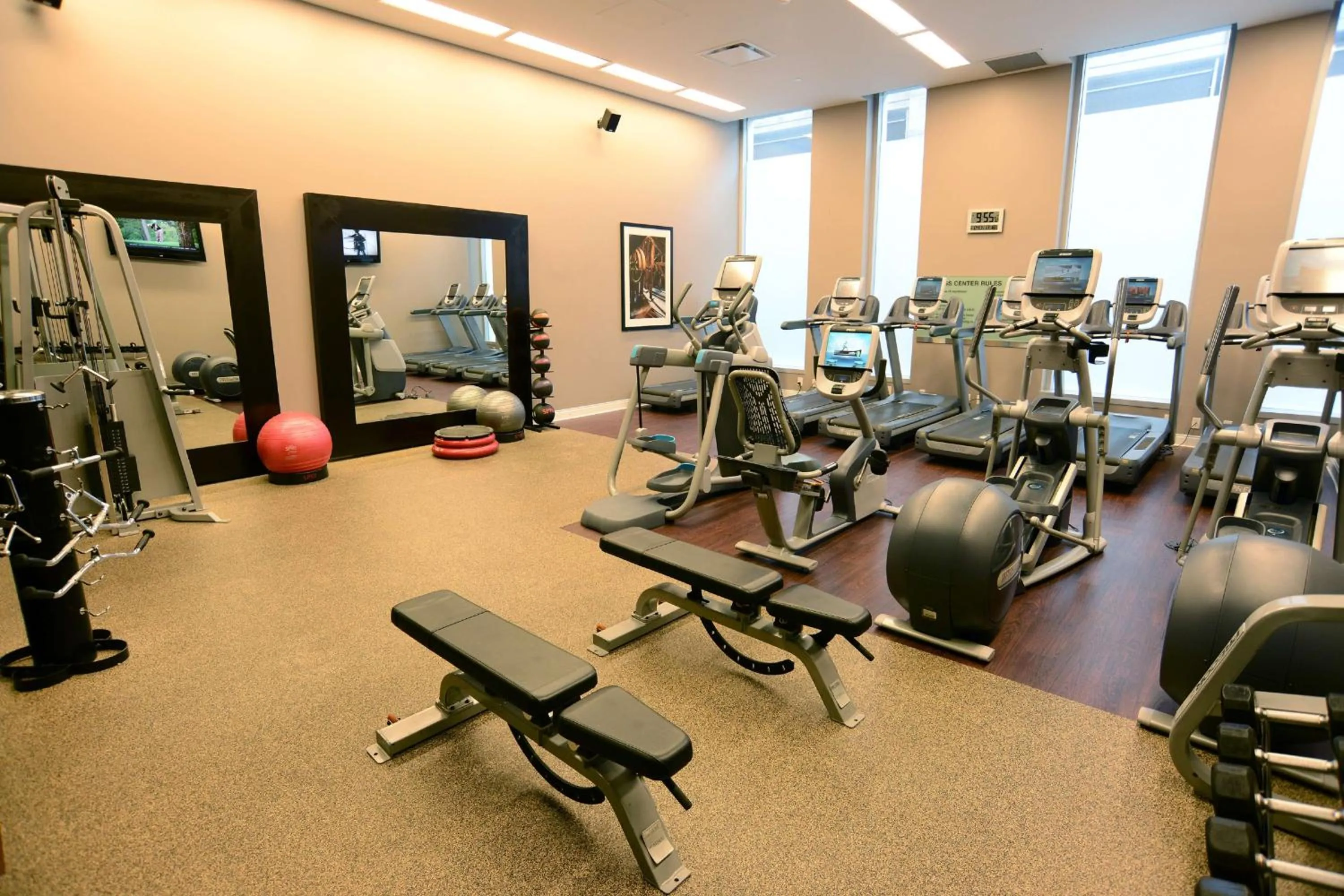 Fitness centre/facilities in Hilton Columbus Downtown