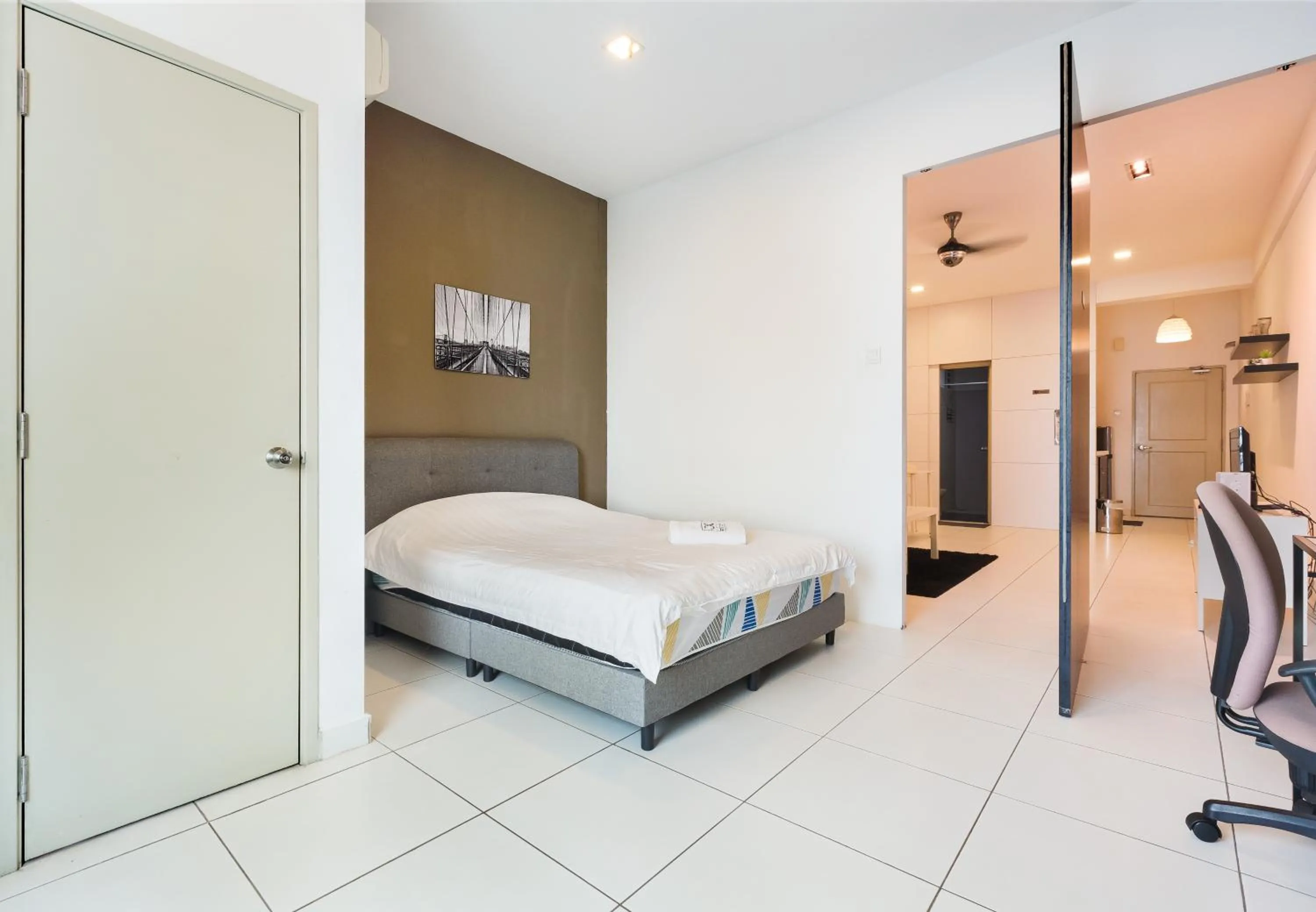 Bedroom, Bed in Akademik Suite by JK Home