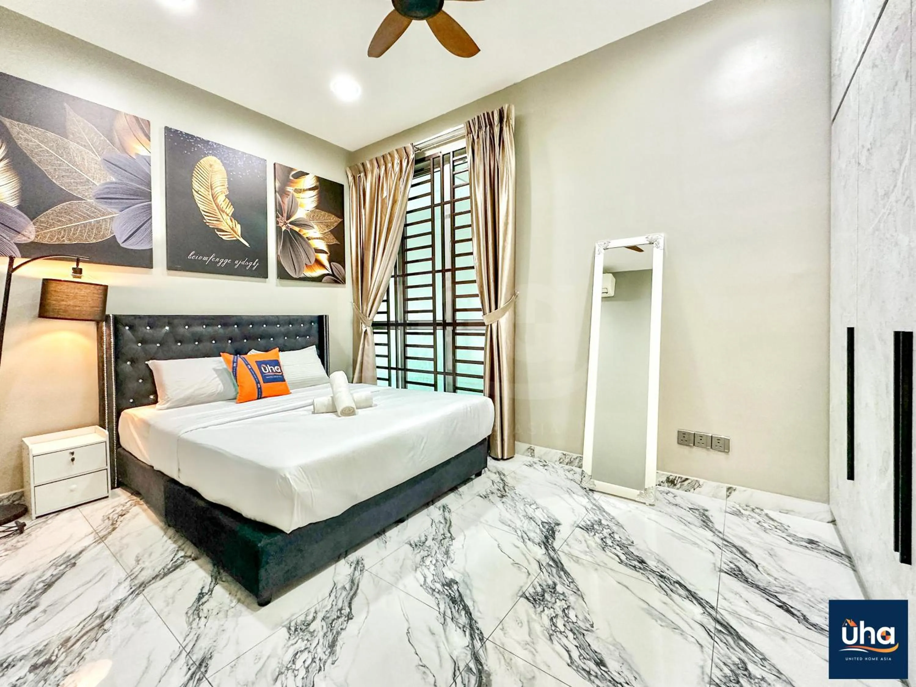 Bed in Akademik Suite by JK Home