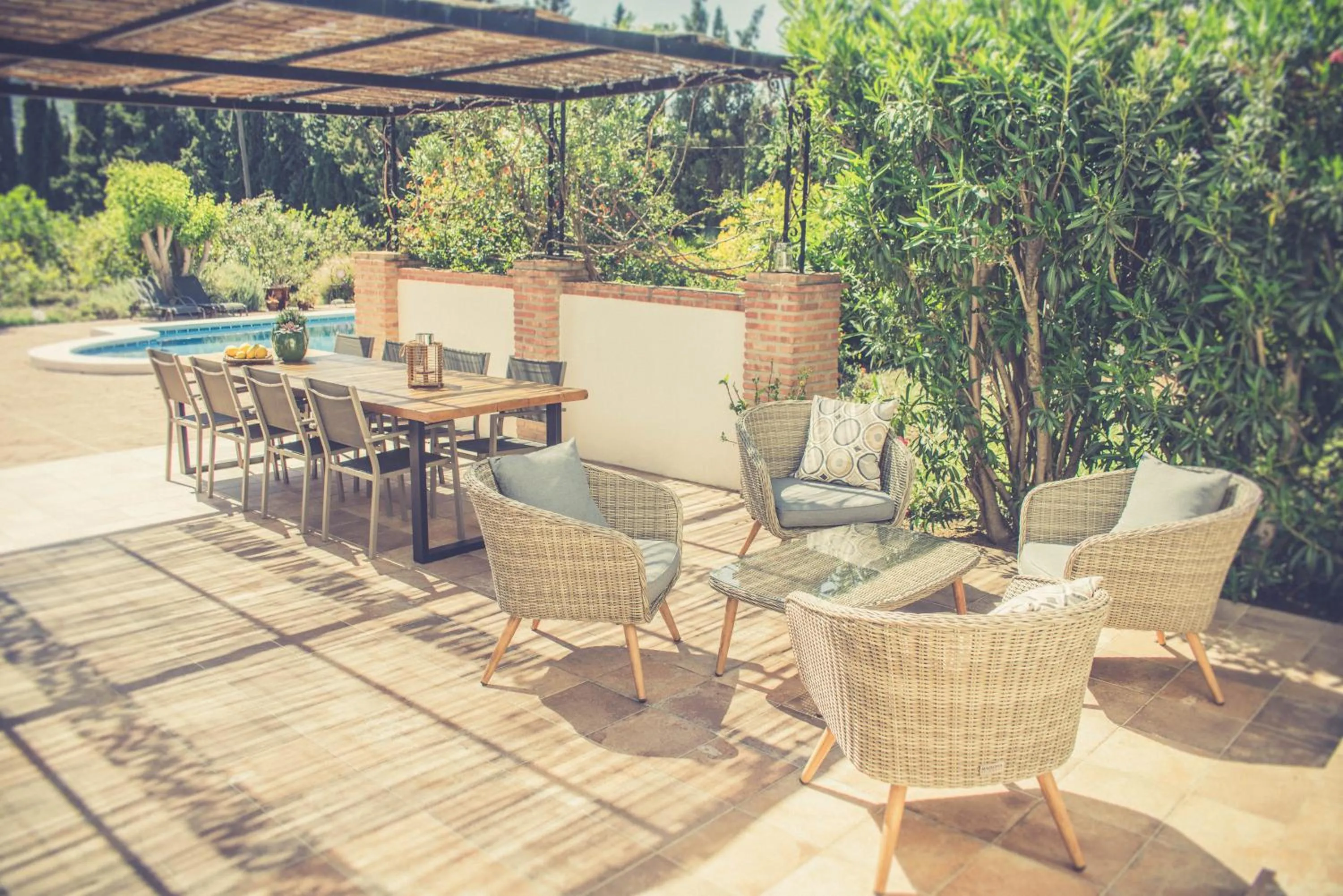 Dining area in Finca El Limonar
