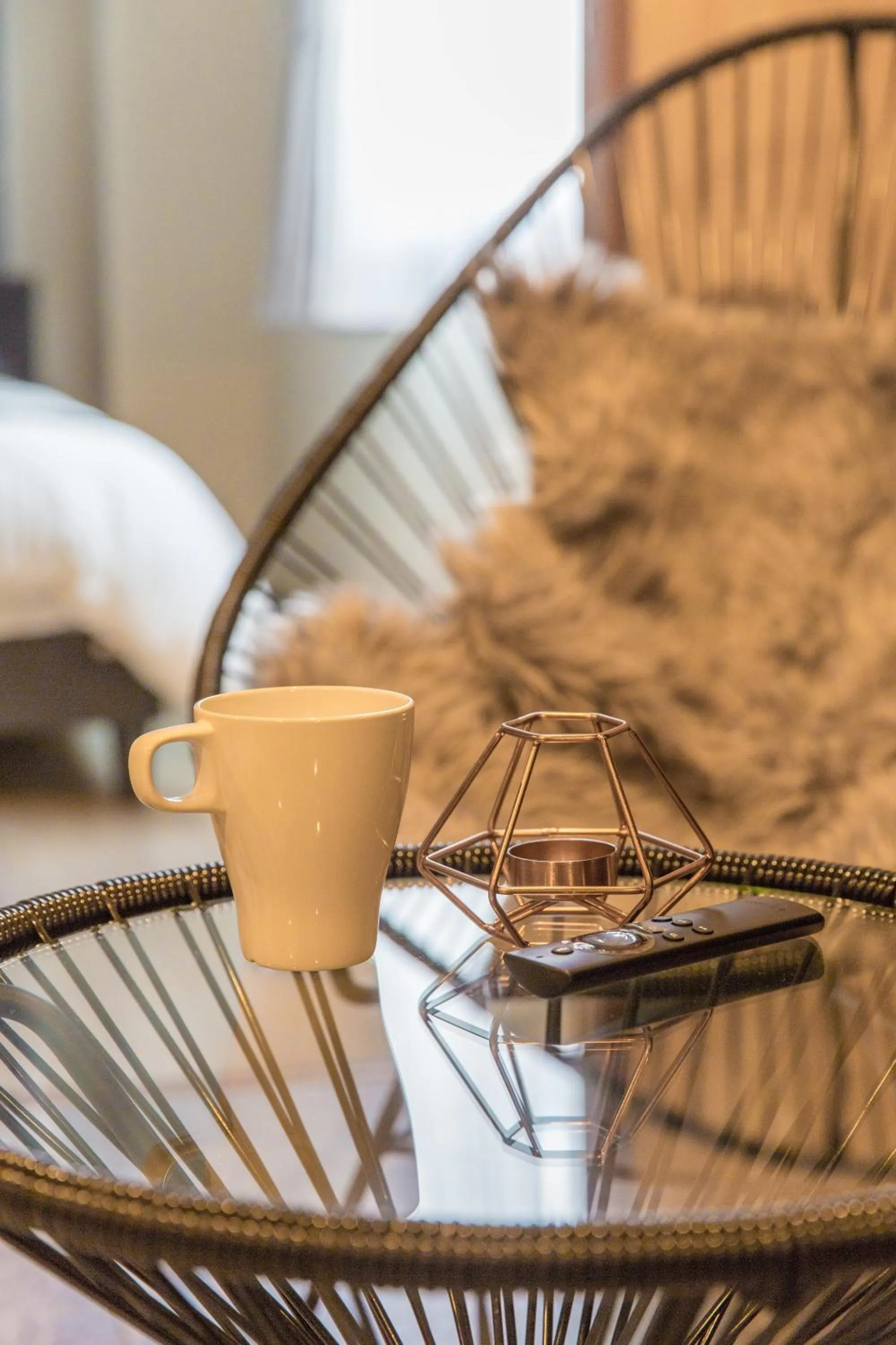 Living room in S-Dotonbori Hotel Namba - Self Check-In Only